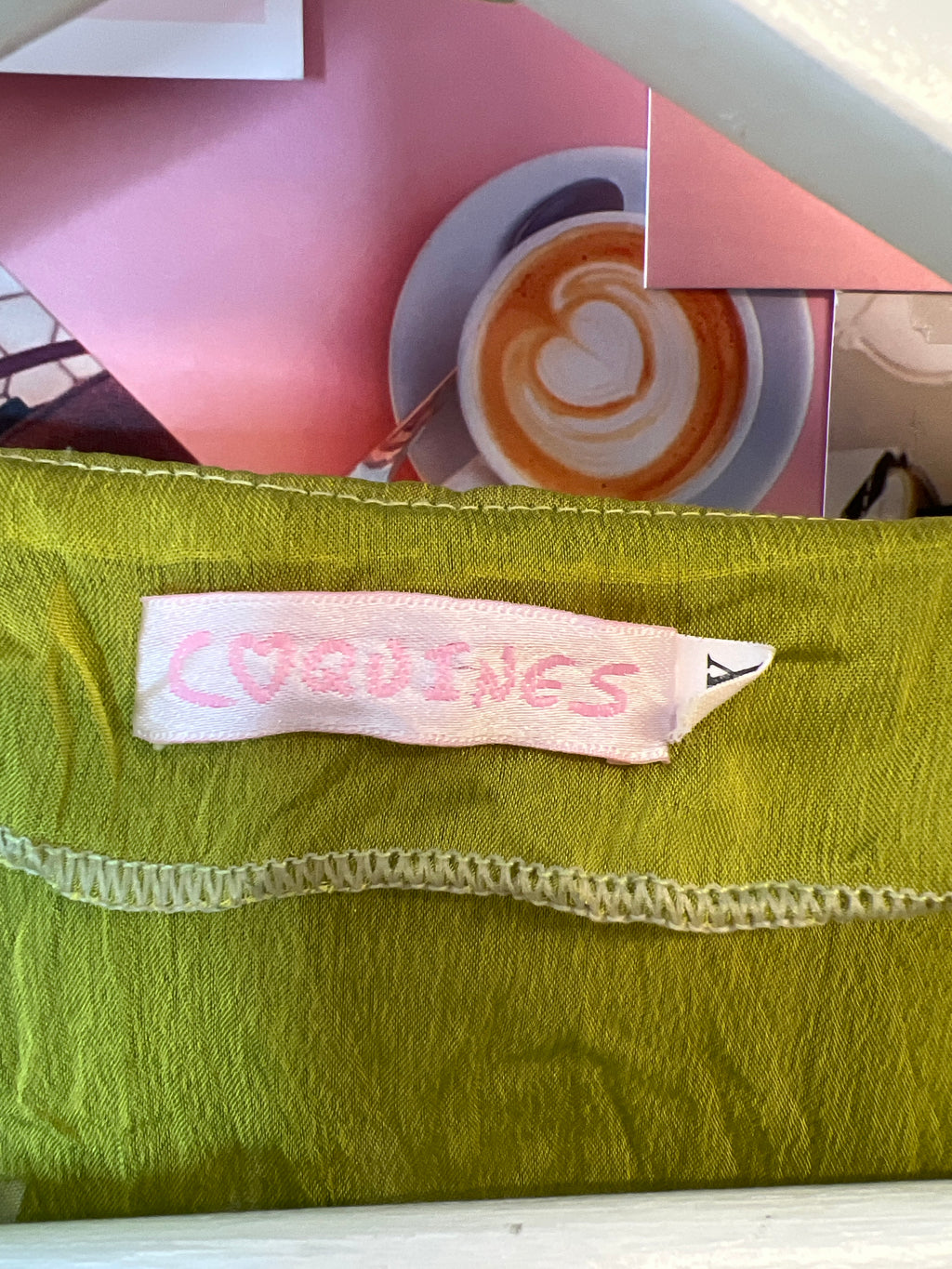 Y2K "Coquines" Green Queen