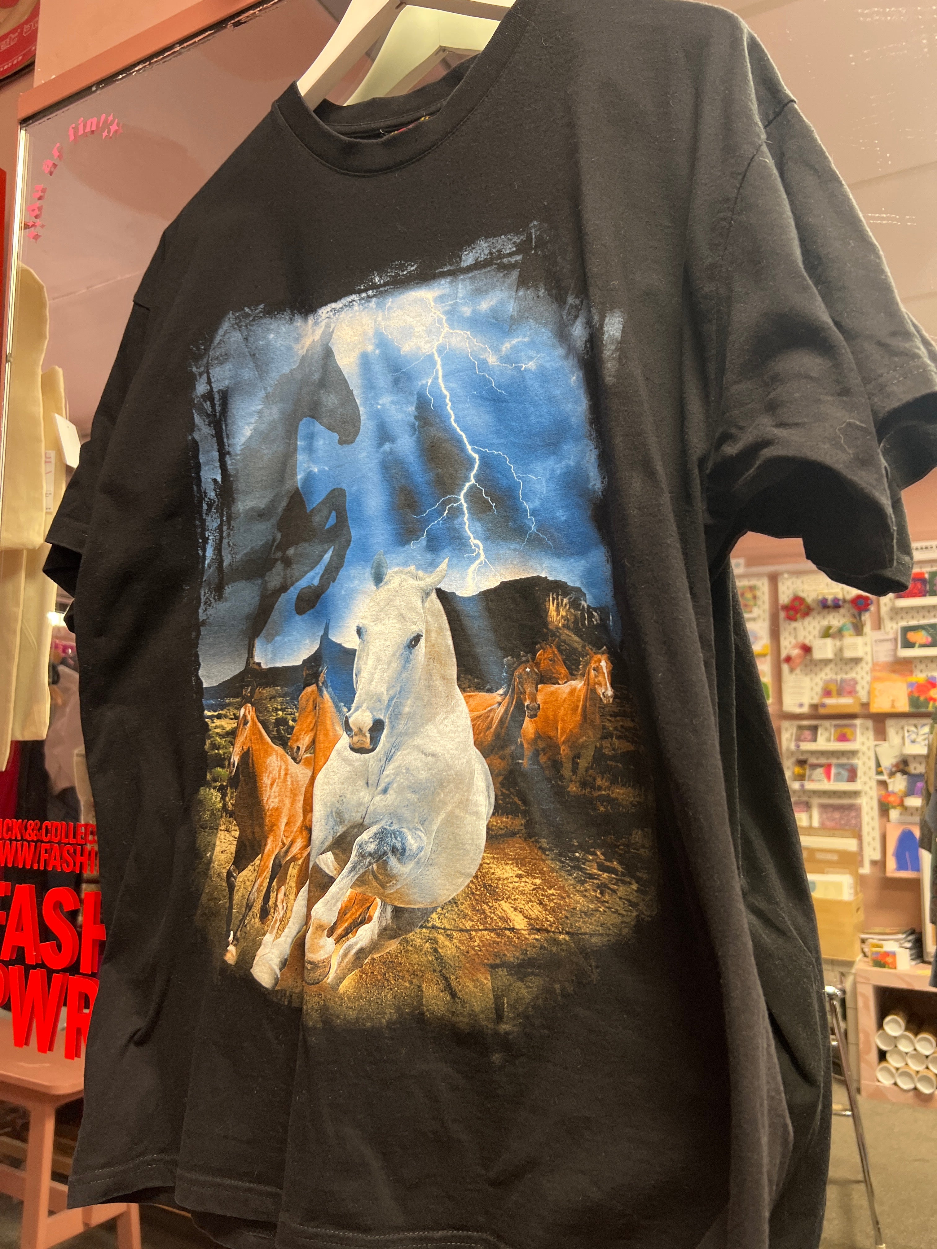 Bushfire horses tshirt