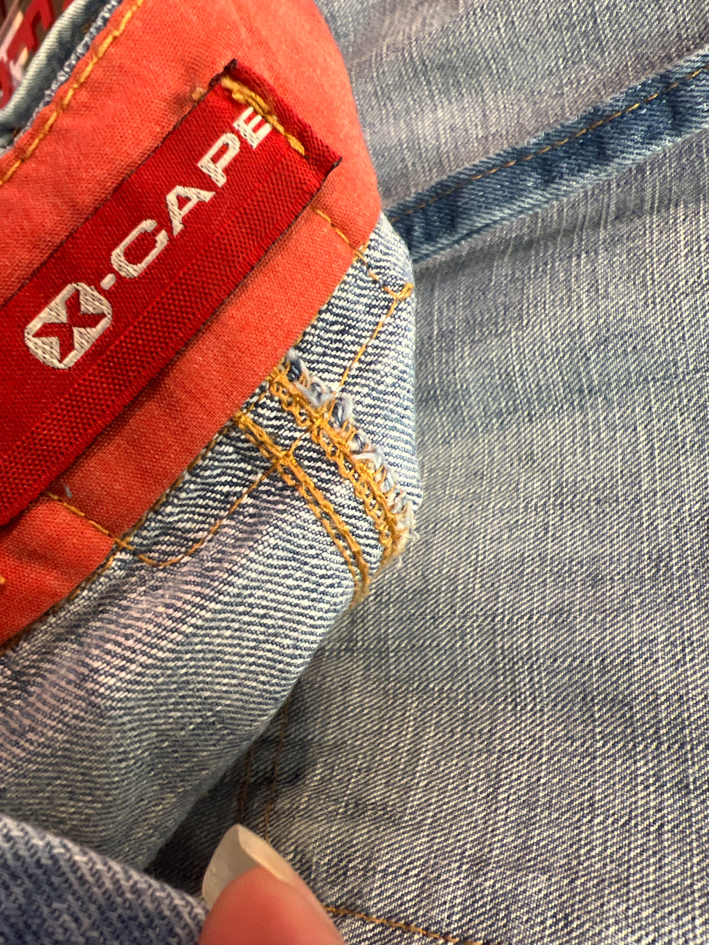 Jeans overall skirt