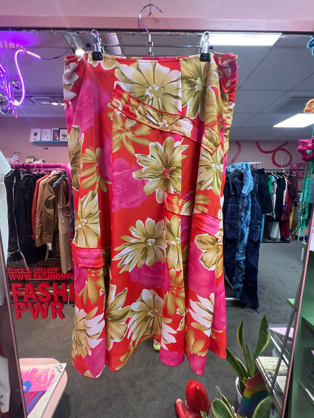 Summer vibes flower skirt