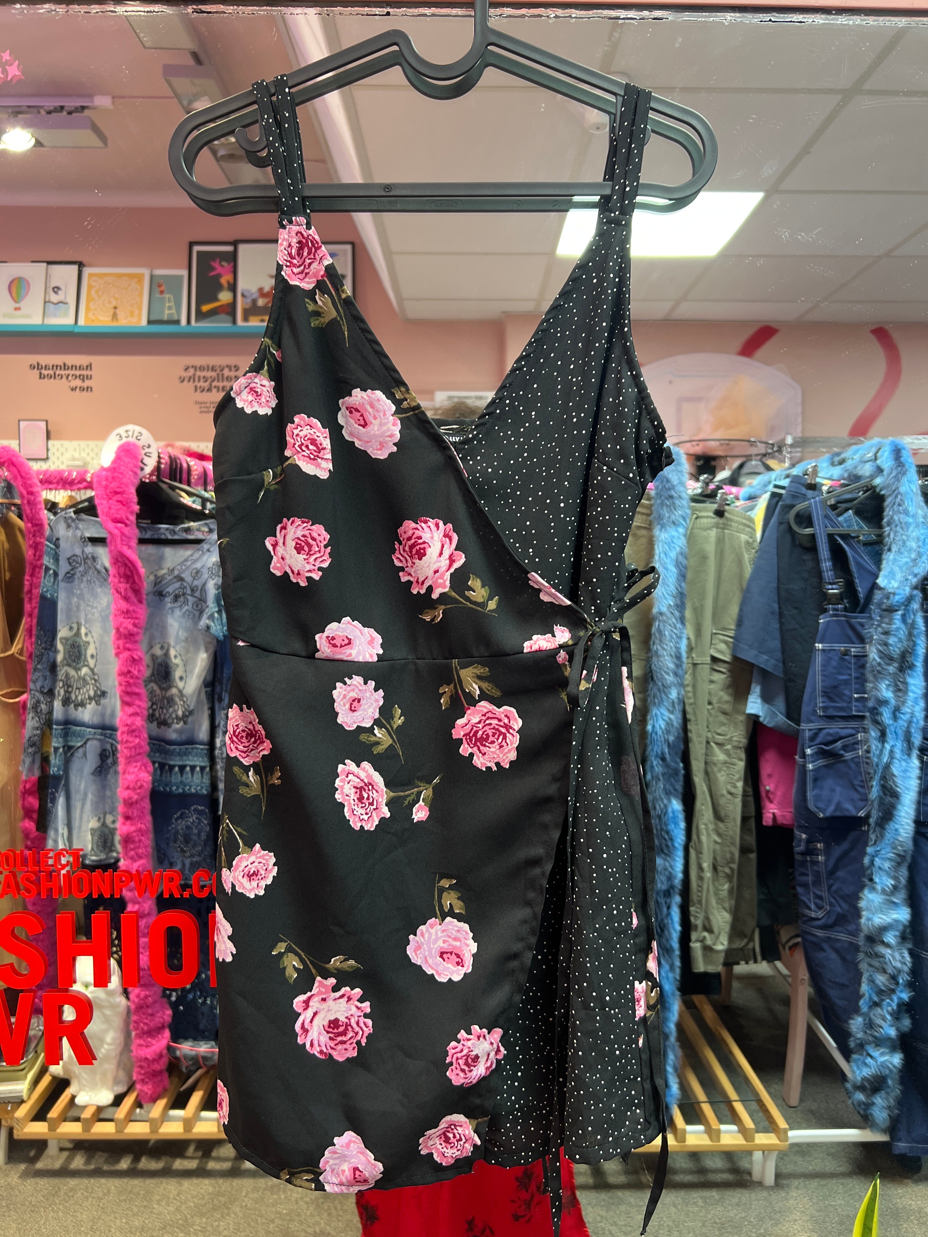 Polka dots and flowers dress
