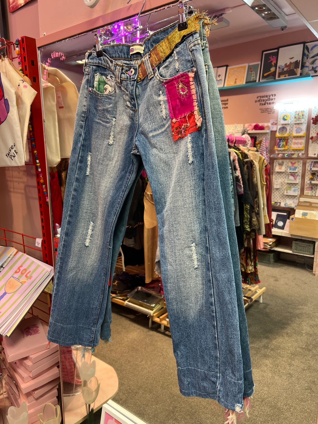 Patchwork jeans