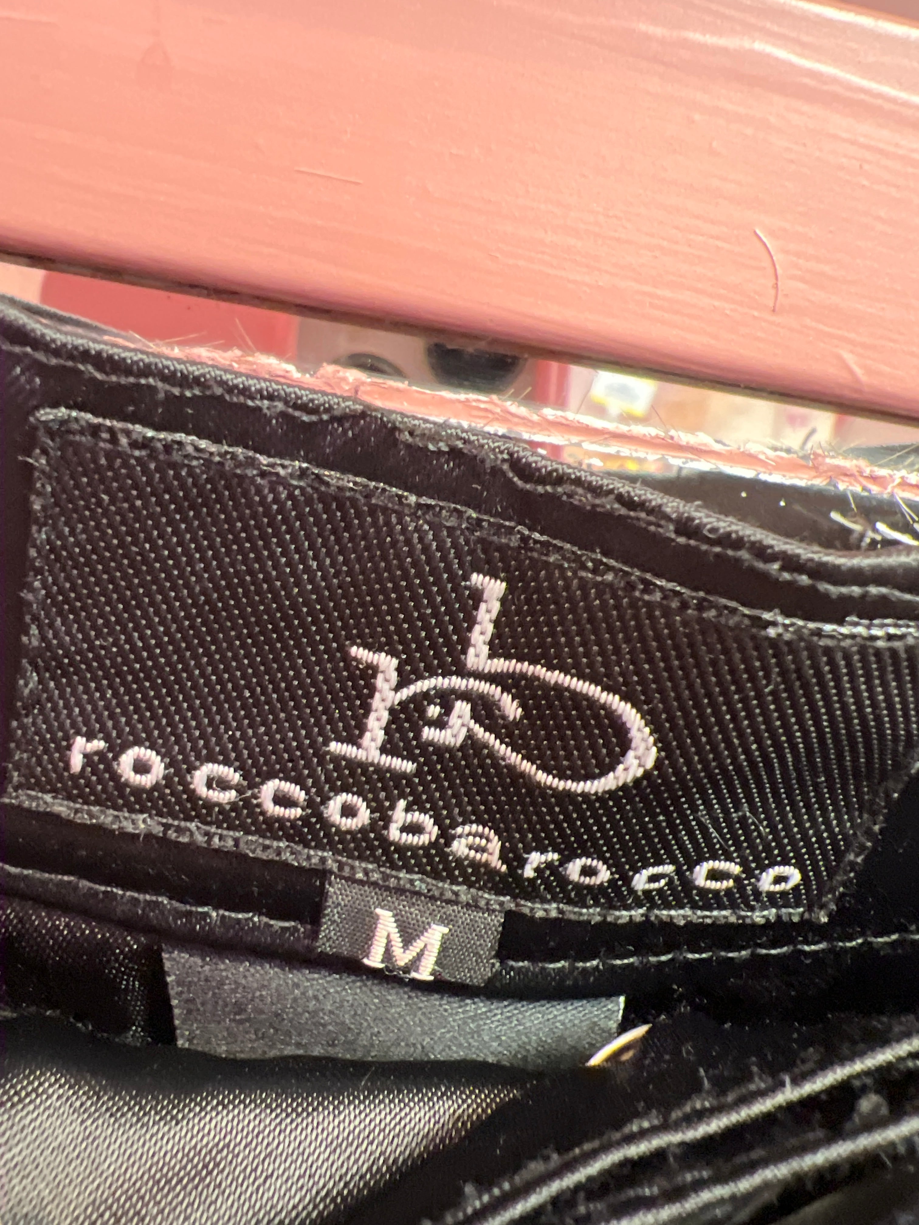 Roccobarocco black skirt with pockets