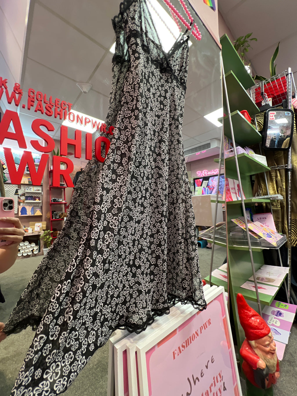 Y2K vibes see through dress flowers xshop