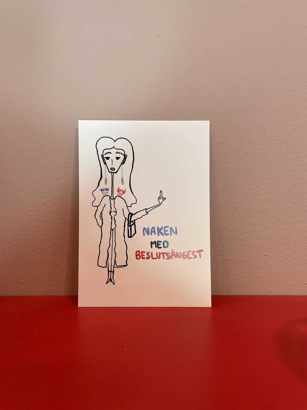 NAKEN MED BESLUTSÅNGEST