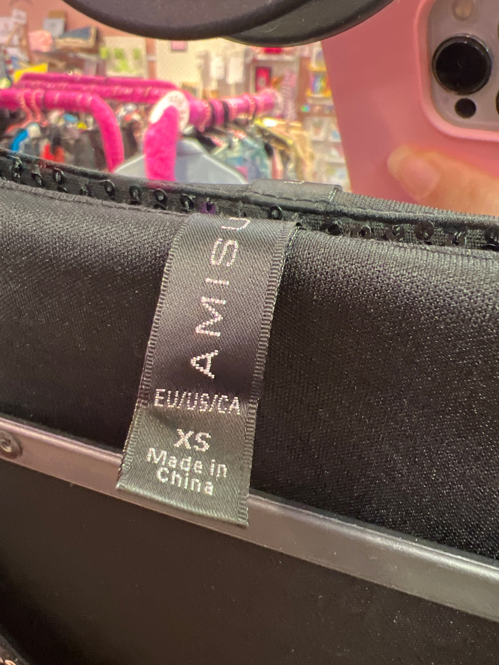 Sequin cropped top Amisu
