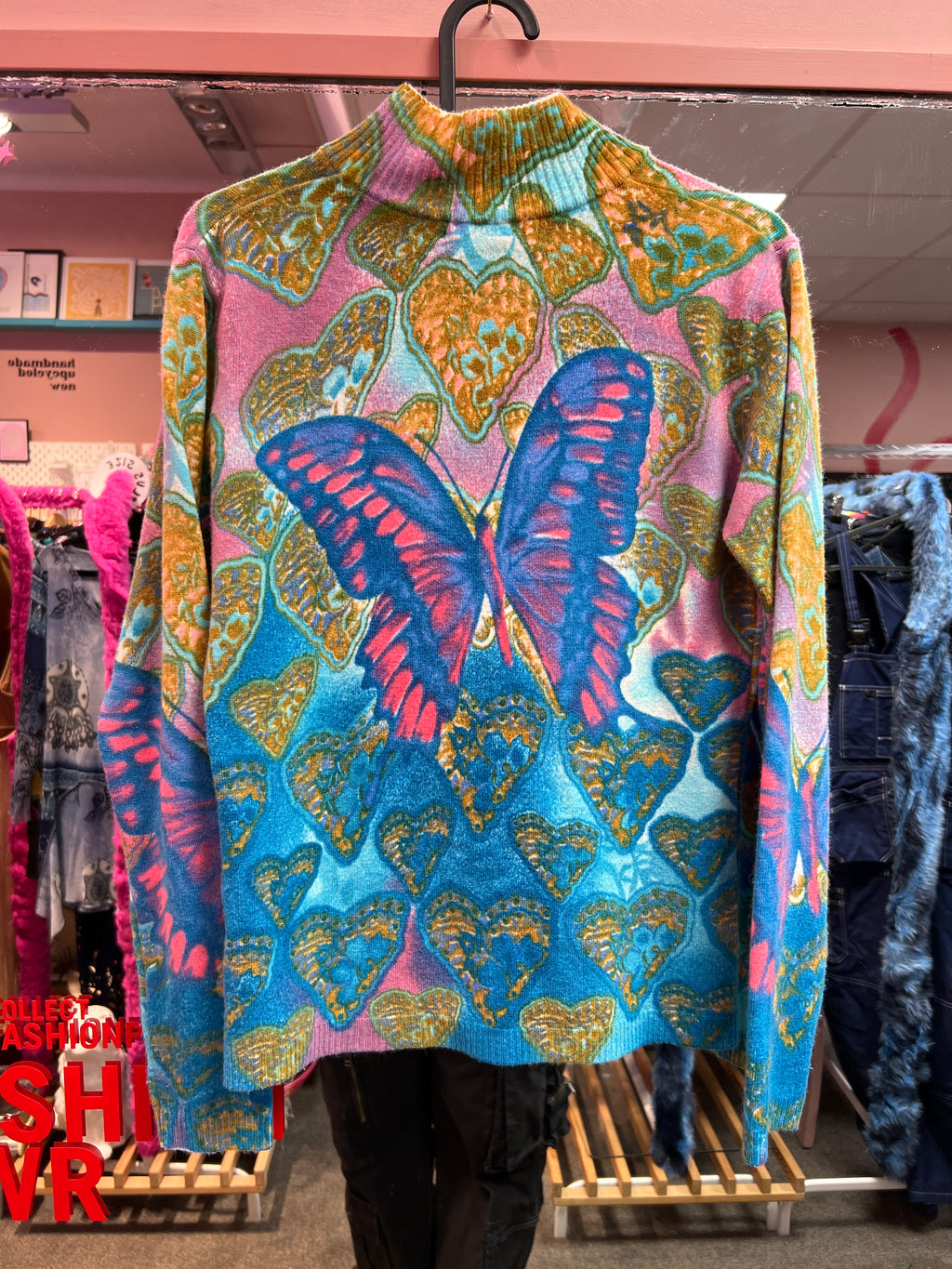 Y2k vibes butterfly colorful Sweater