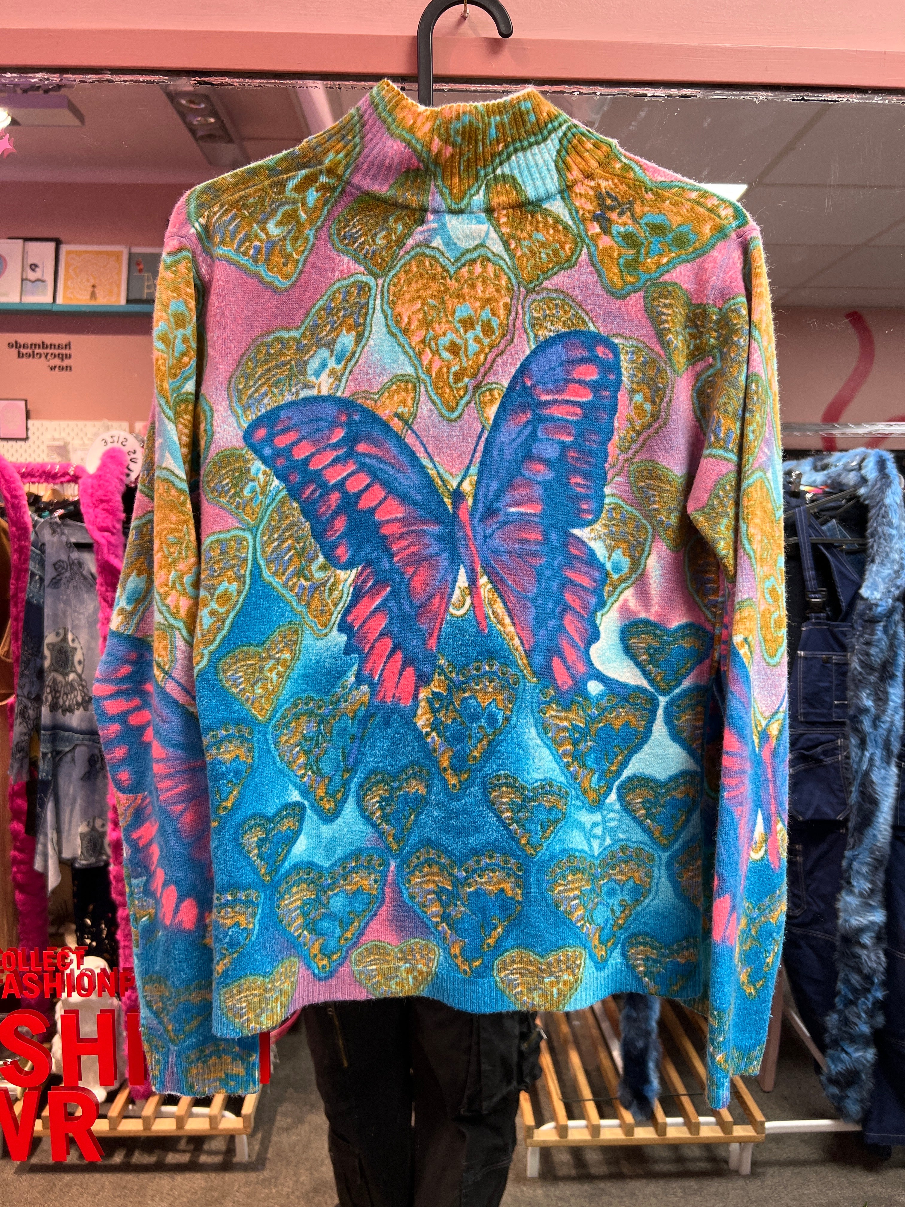 Y2k vibes butterfly colorful Sweater