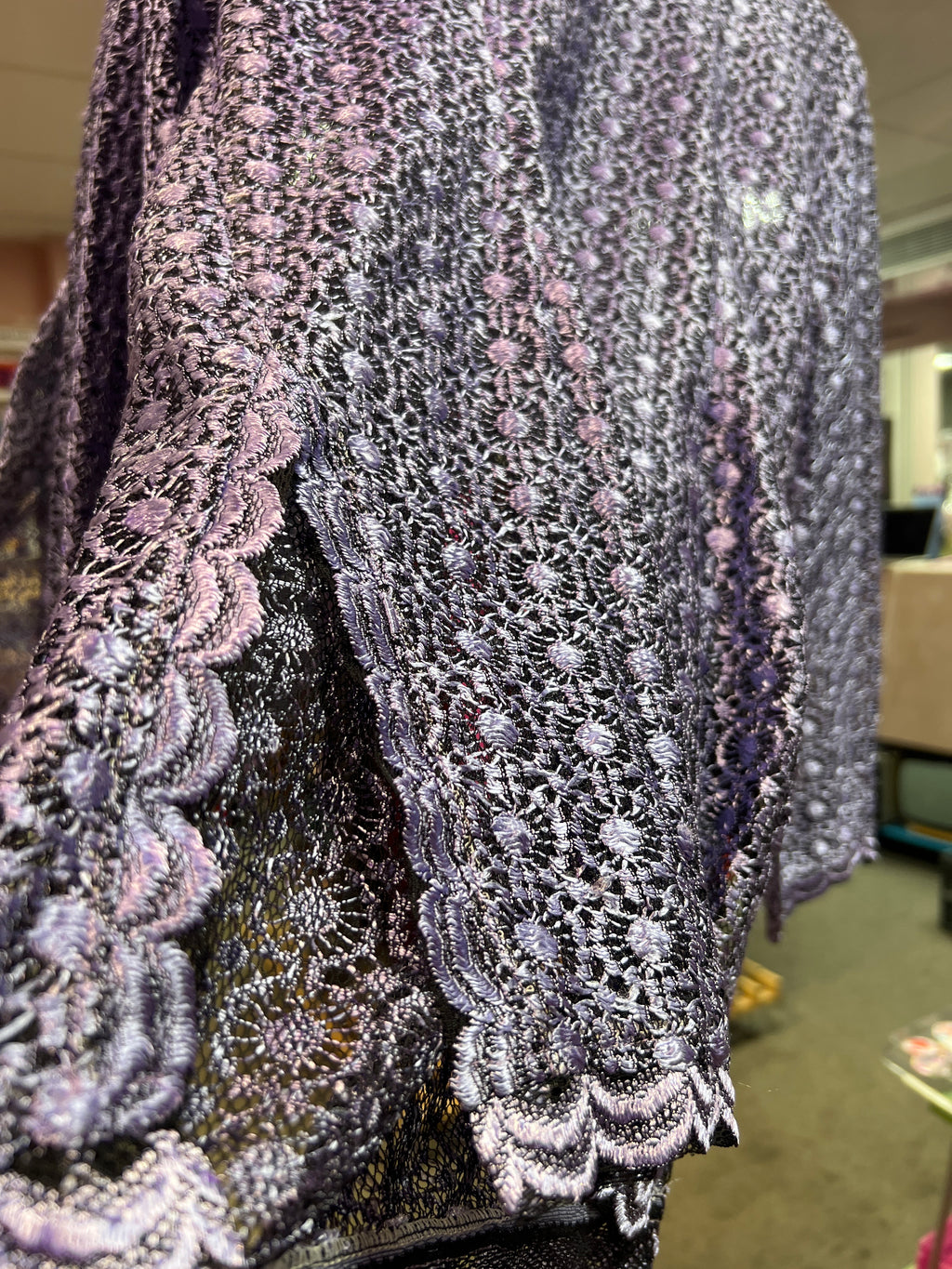 Purple Y2K vibes top