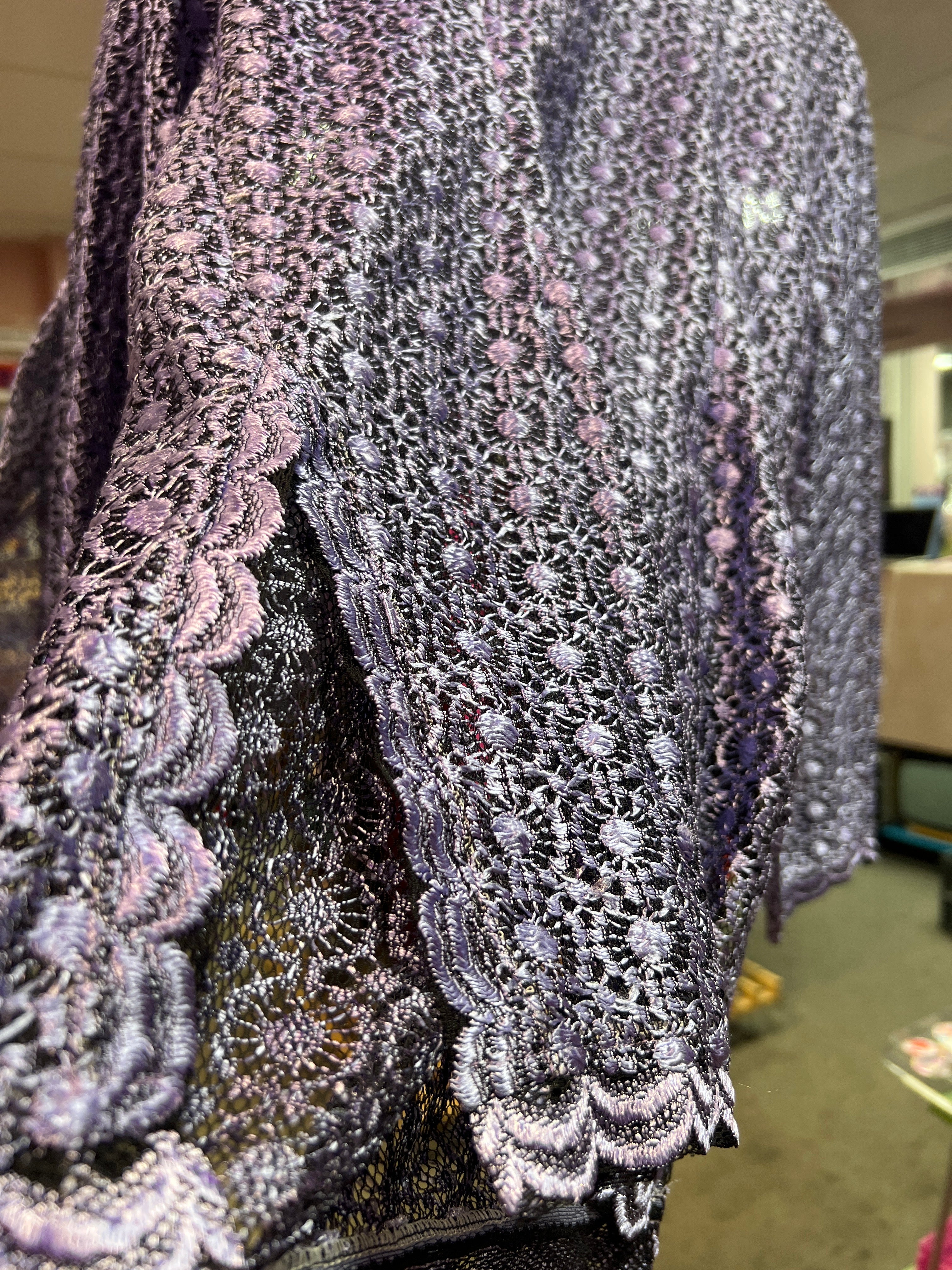 Purple Y2K vibes top