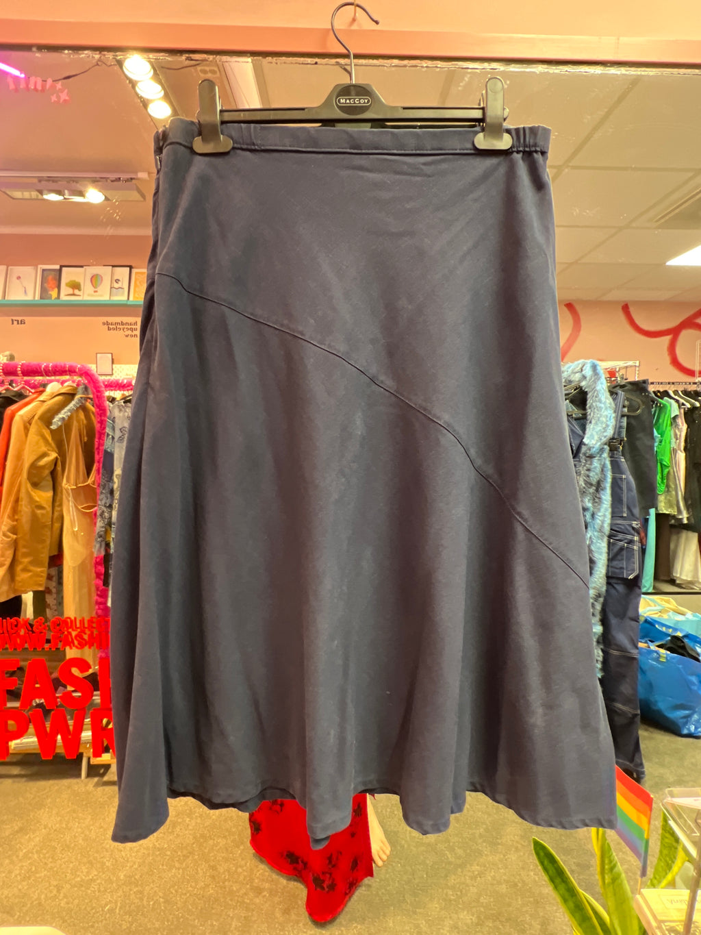 Blue Marks and Spencer skirt