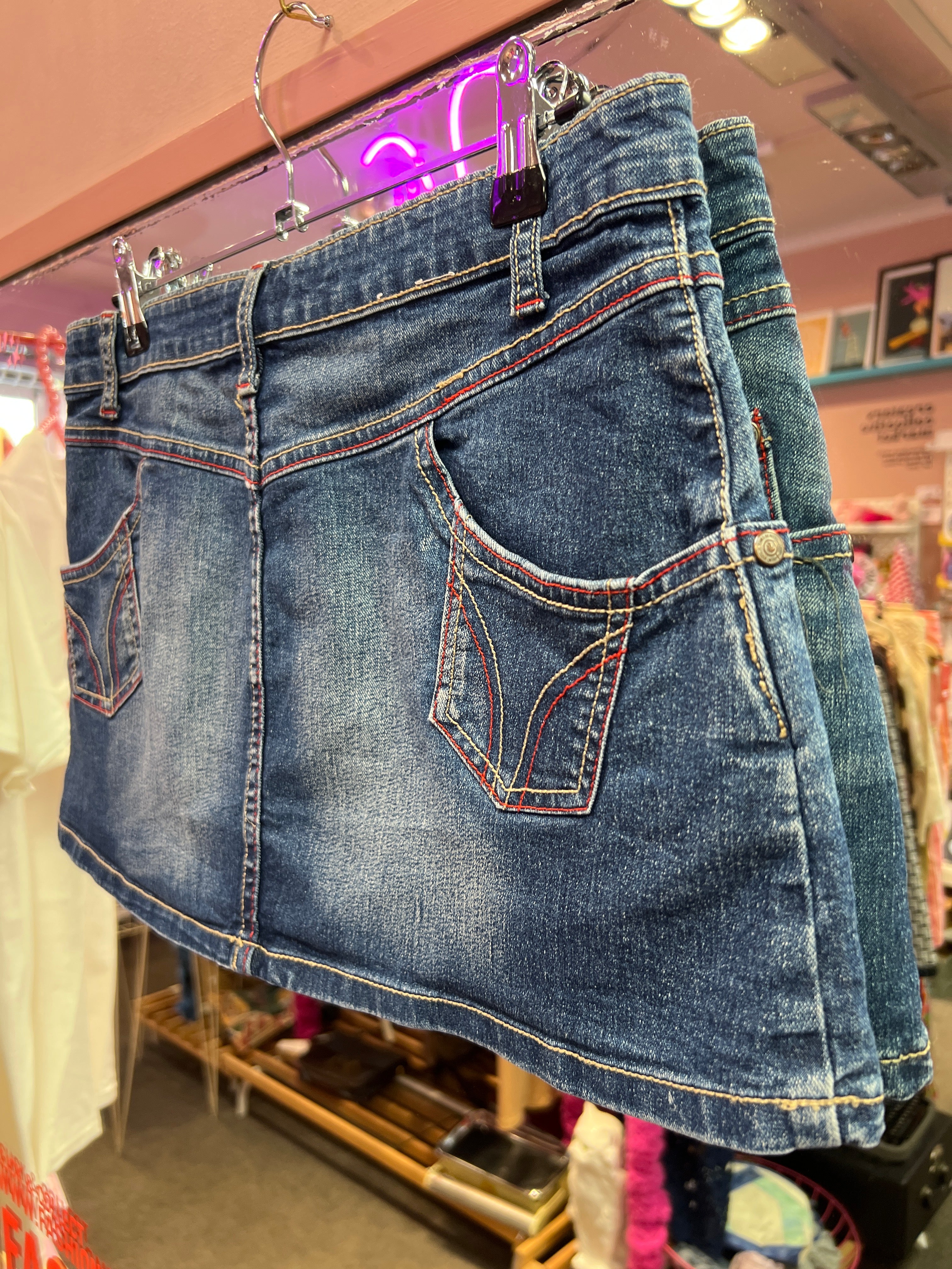 Y2k vibes UB jeans skirt