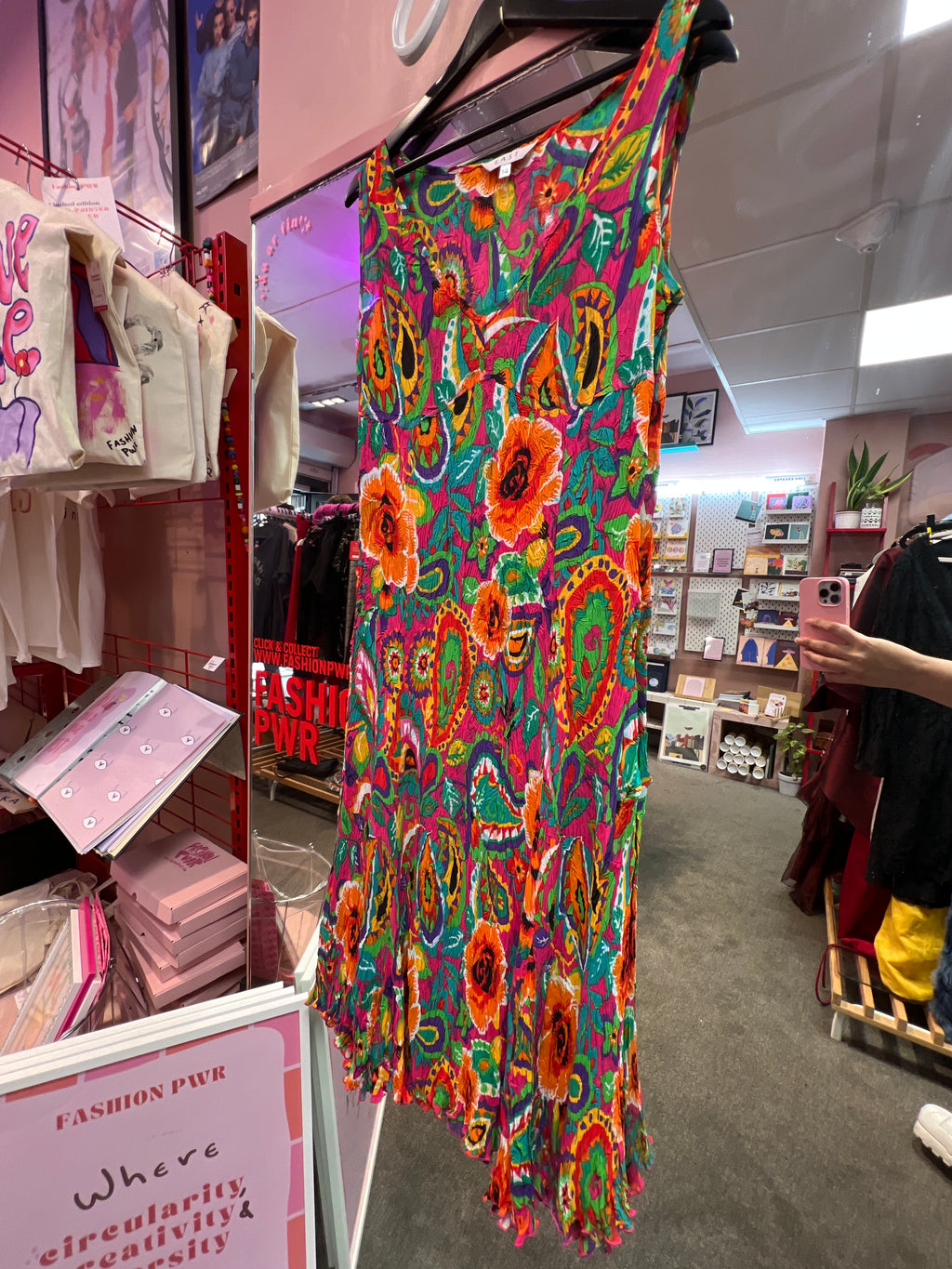 Colourful East dress