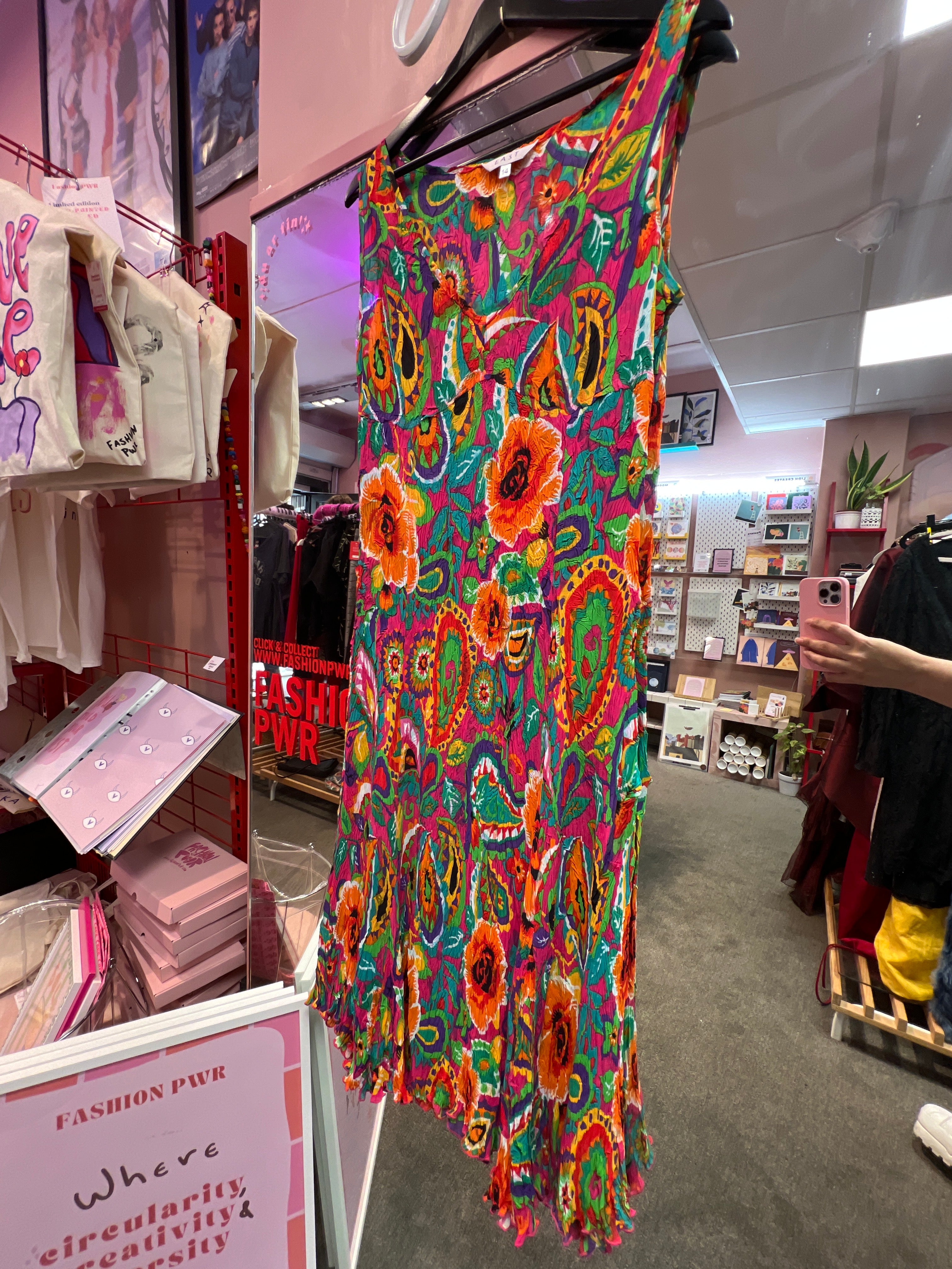 Colourful East dress