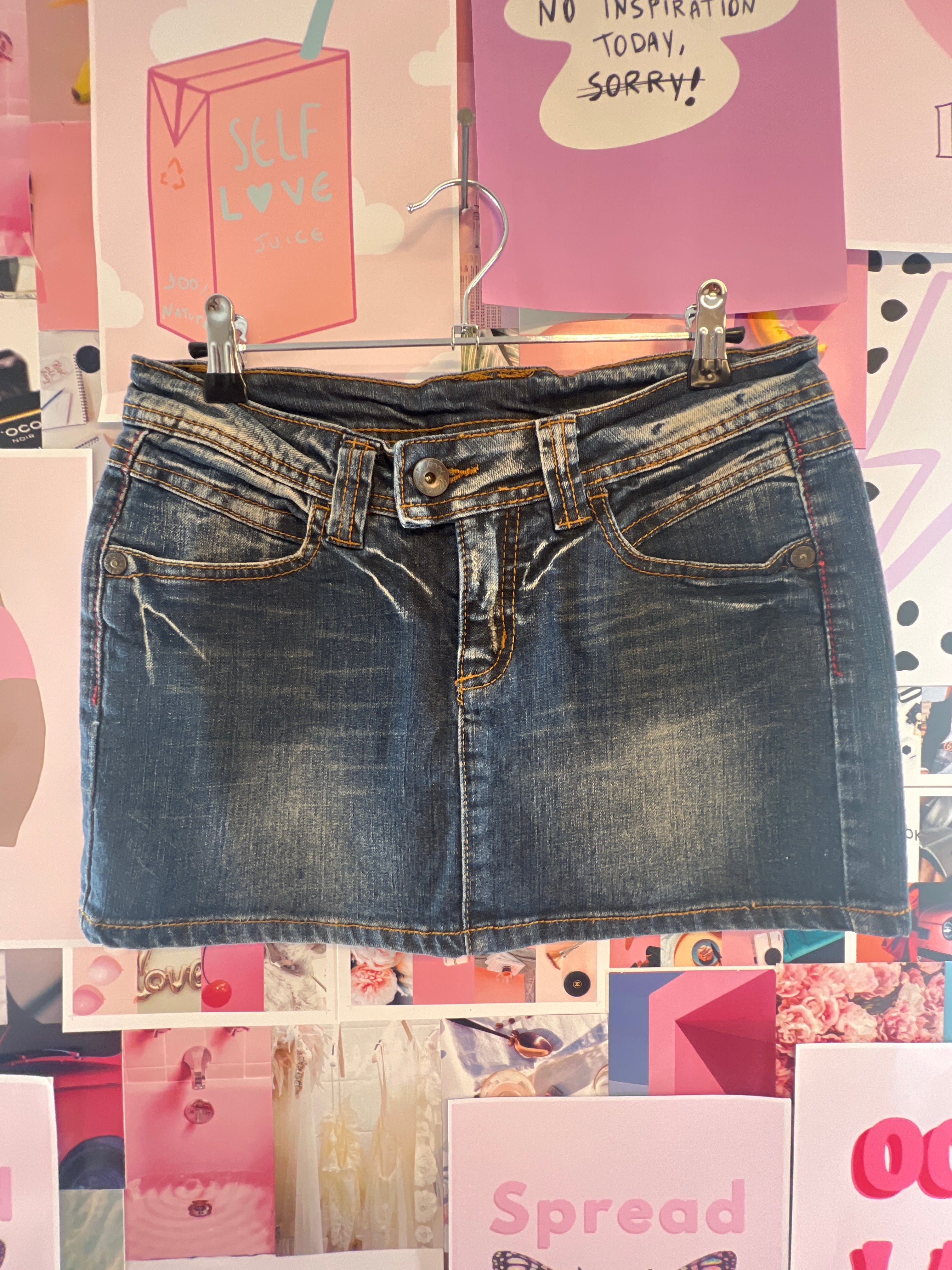 Cool Denim Mini-Skirt