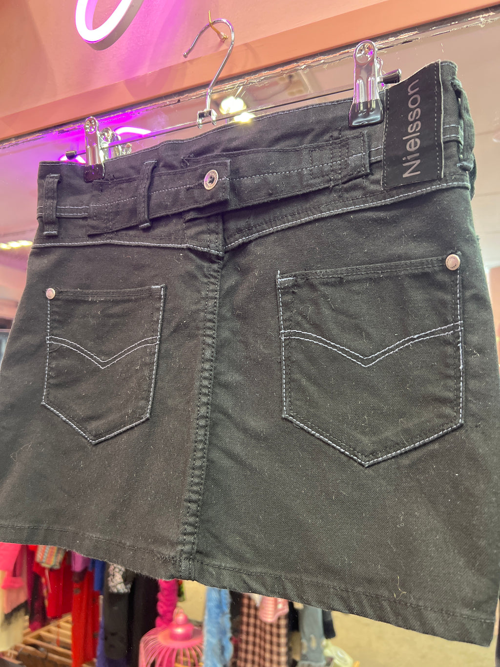 svart jeanskjol Nielsson
