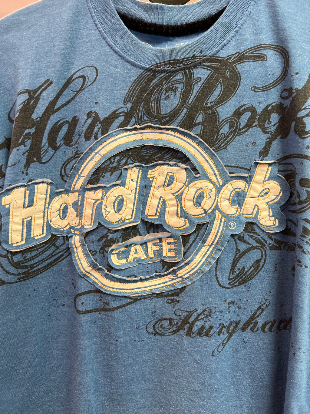 Blue Hard Rock Cafe t-shirt