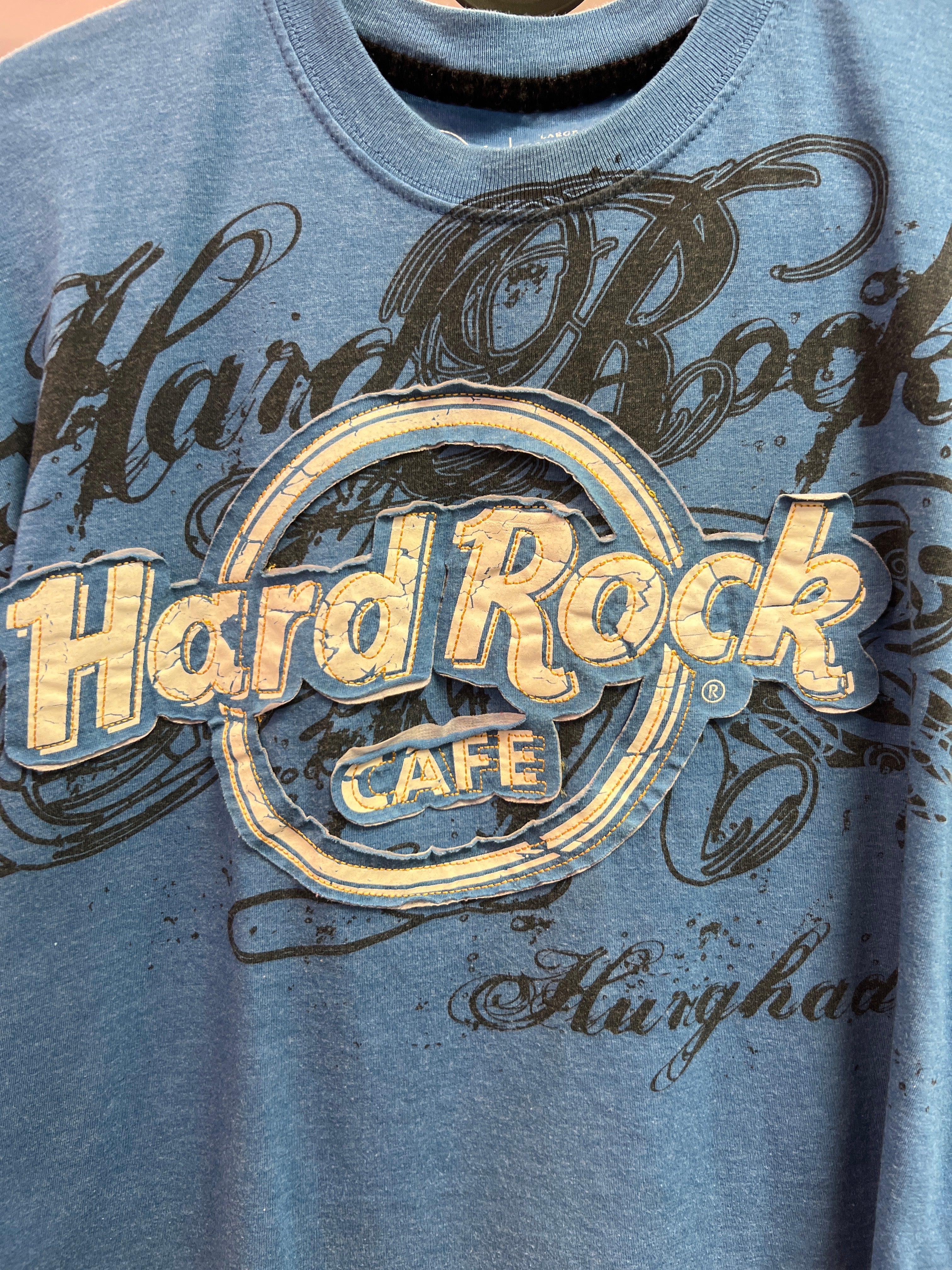 Blue Hard Rock Cafe t-shirt
