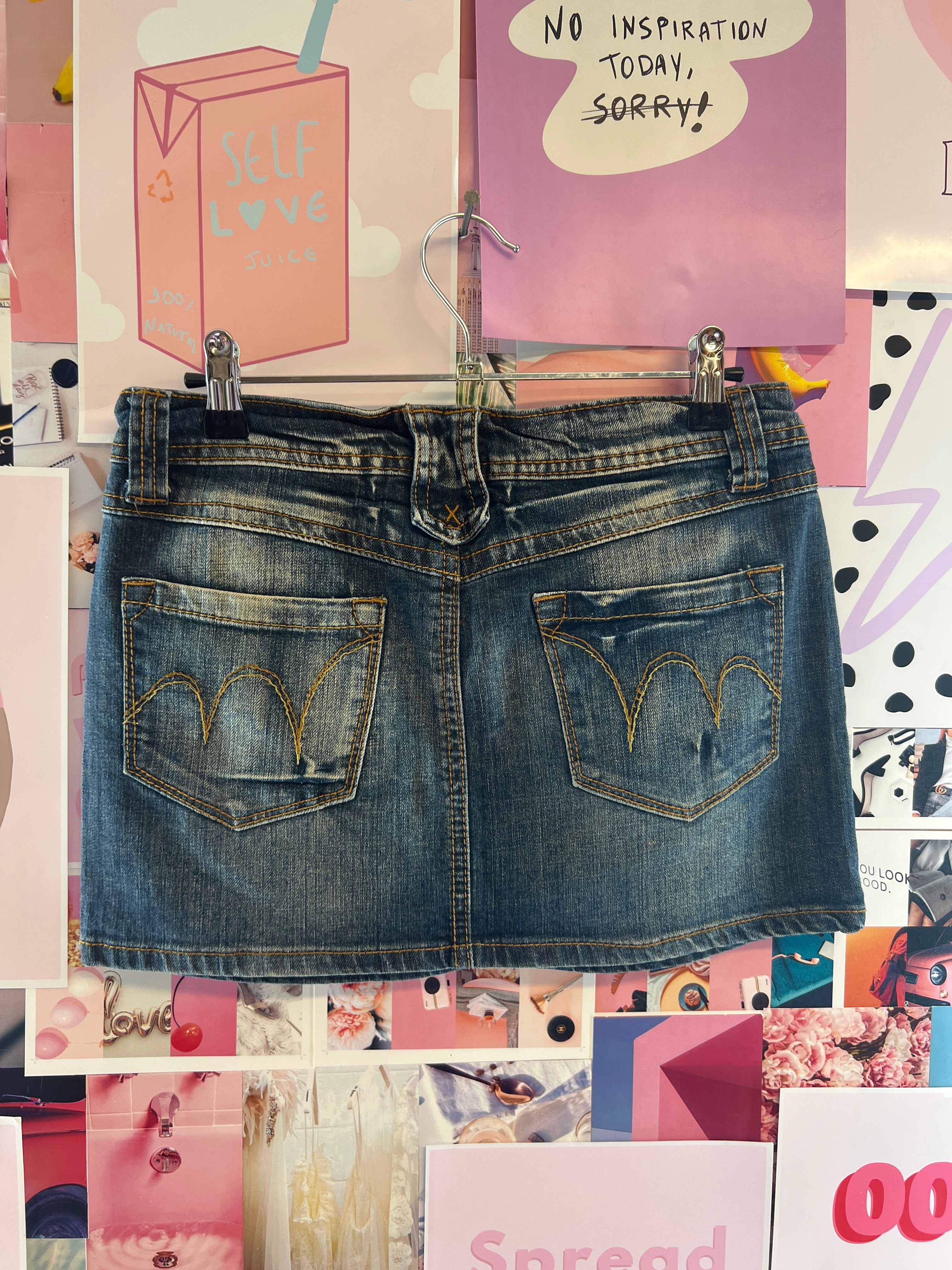Cool Denim Mini-Skirt