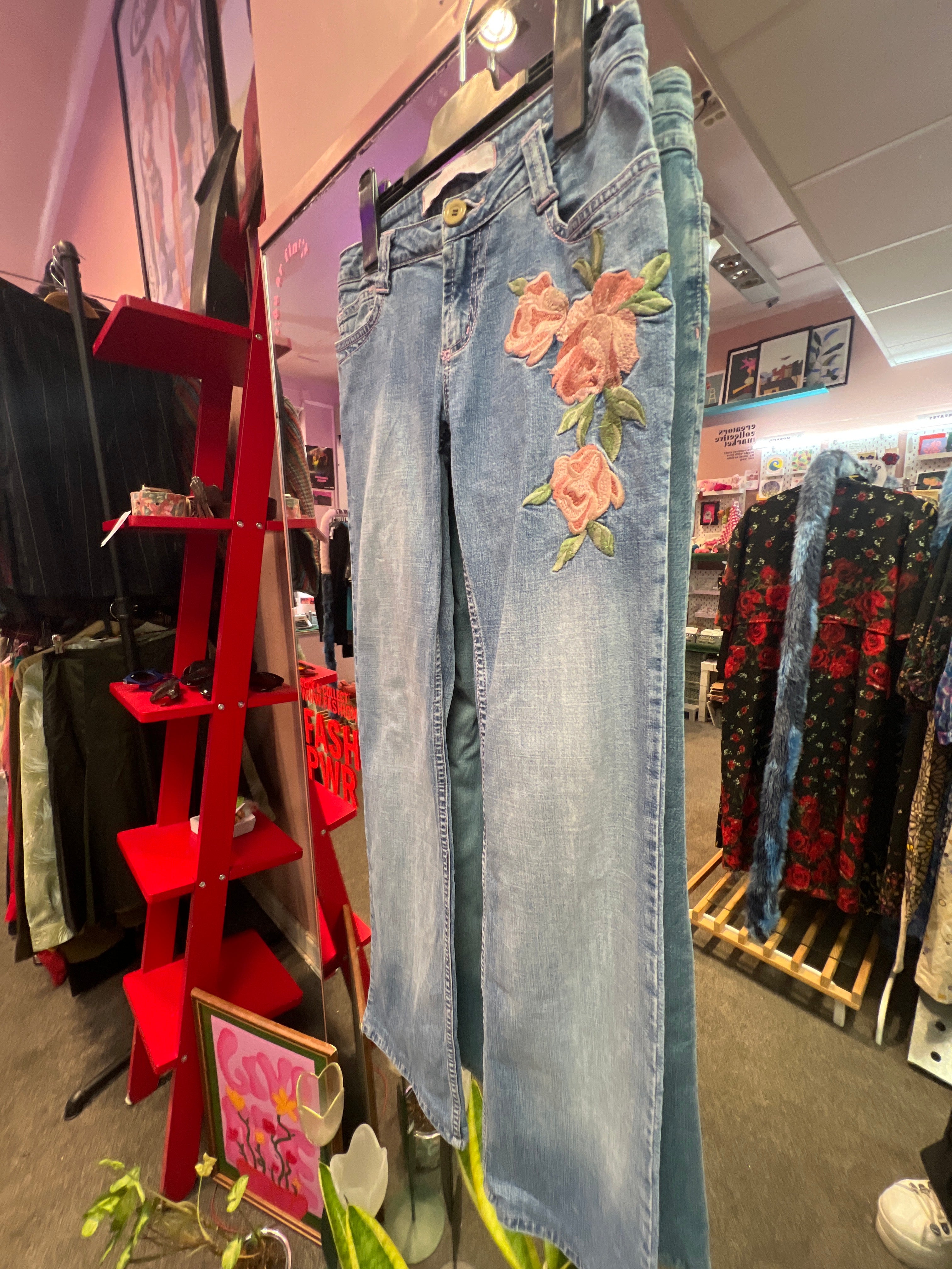 Flowers ADL Jeans pants