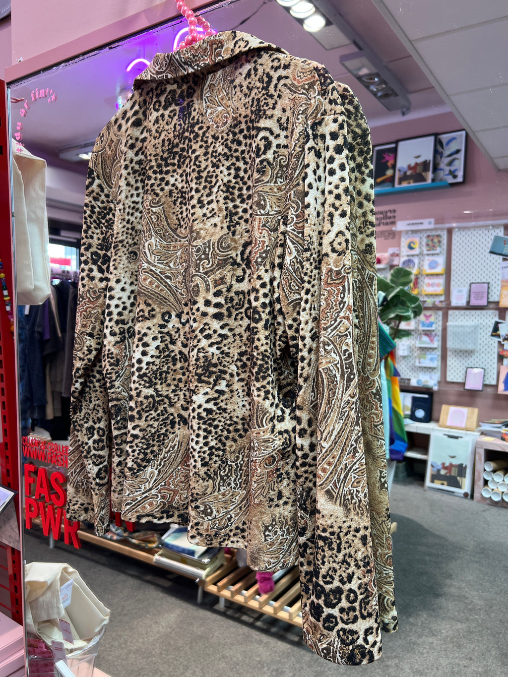 Casa Blanca animal print top
