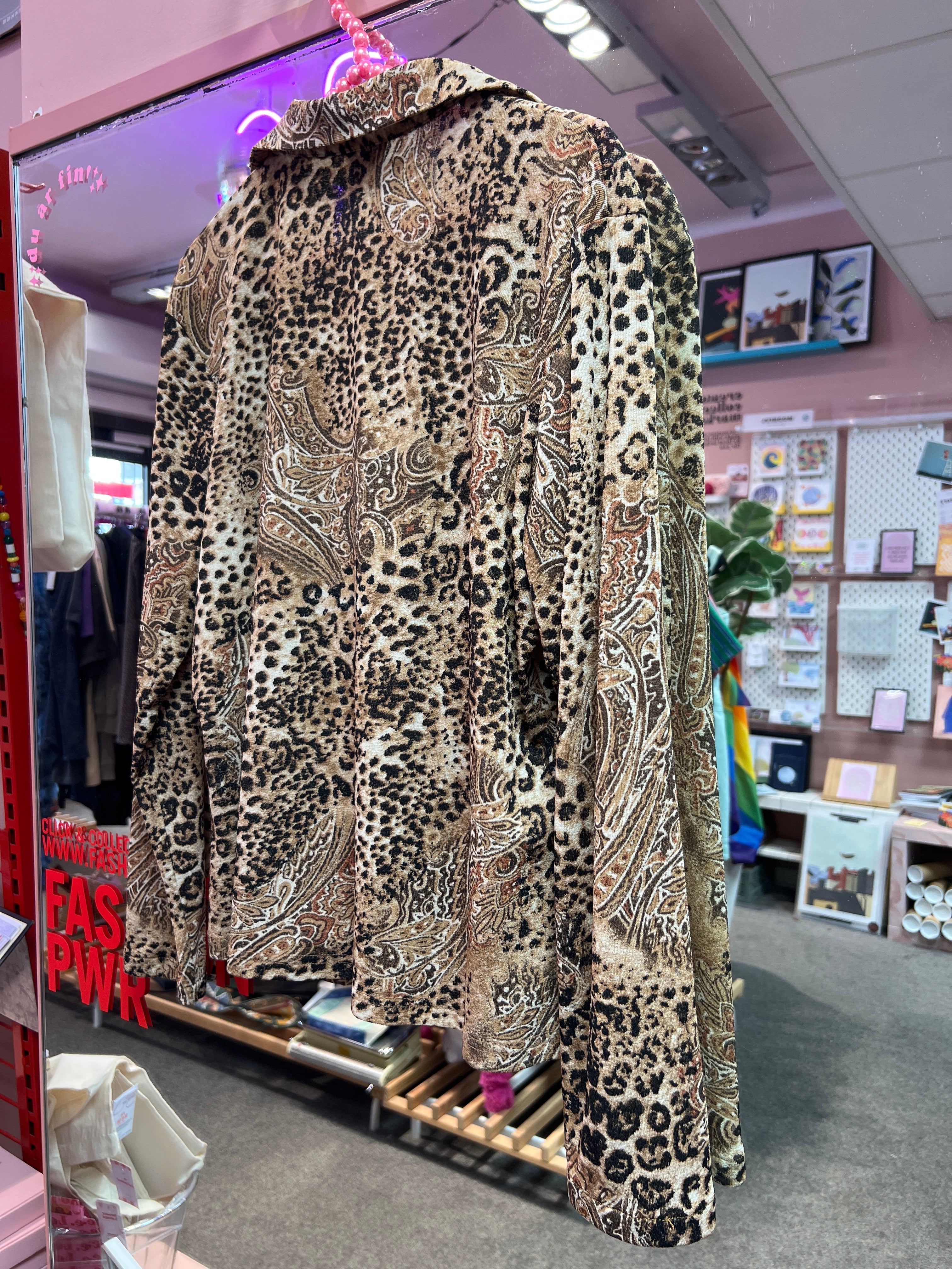 Casa Blanca animal print top