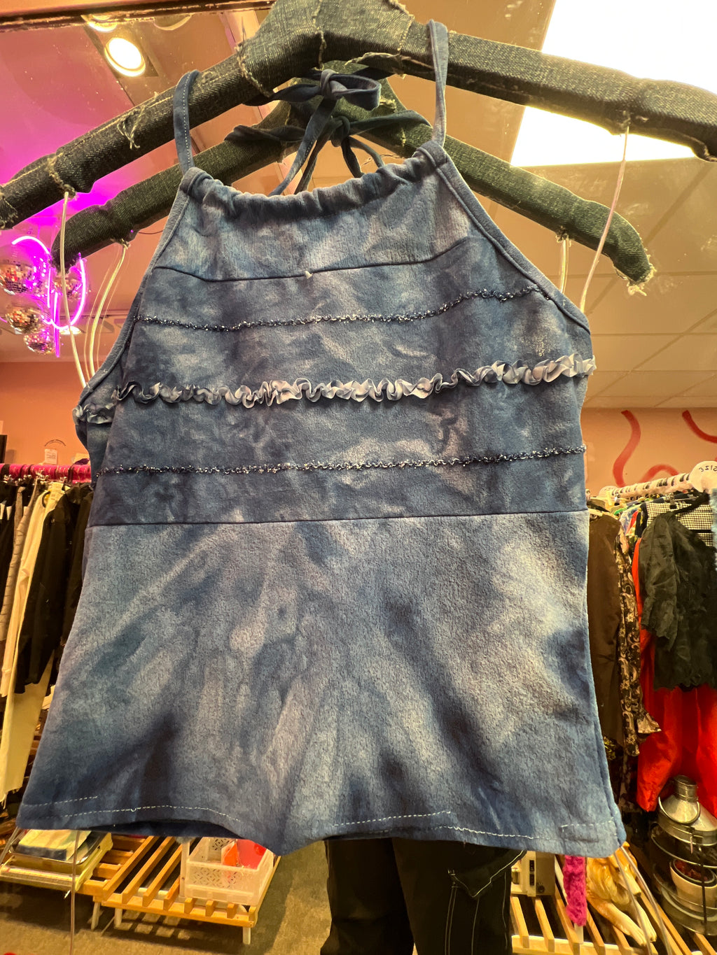 Y2K tie dye top