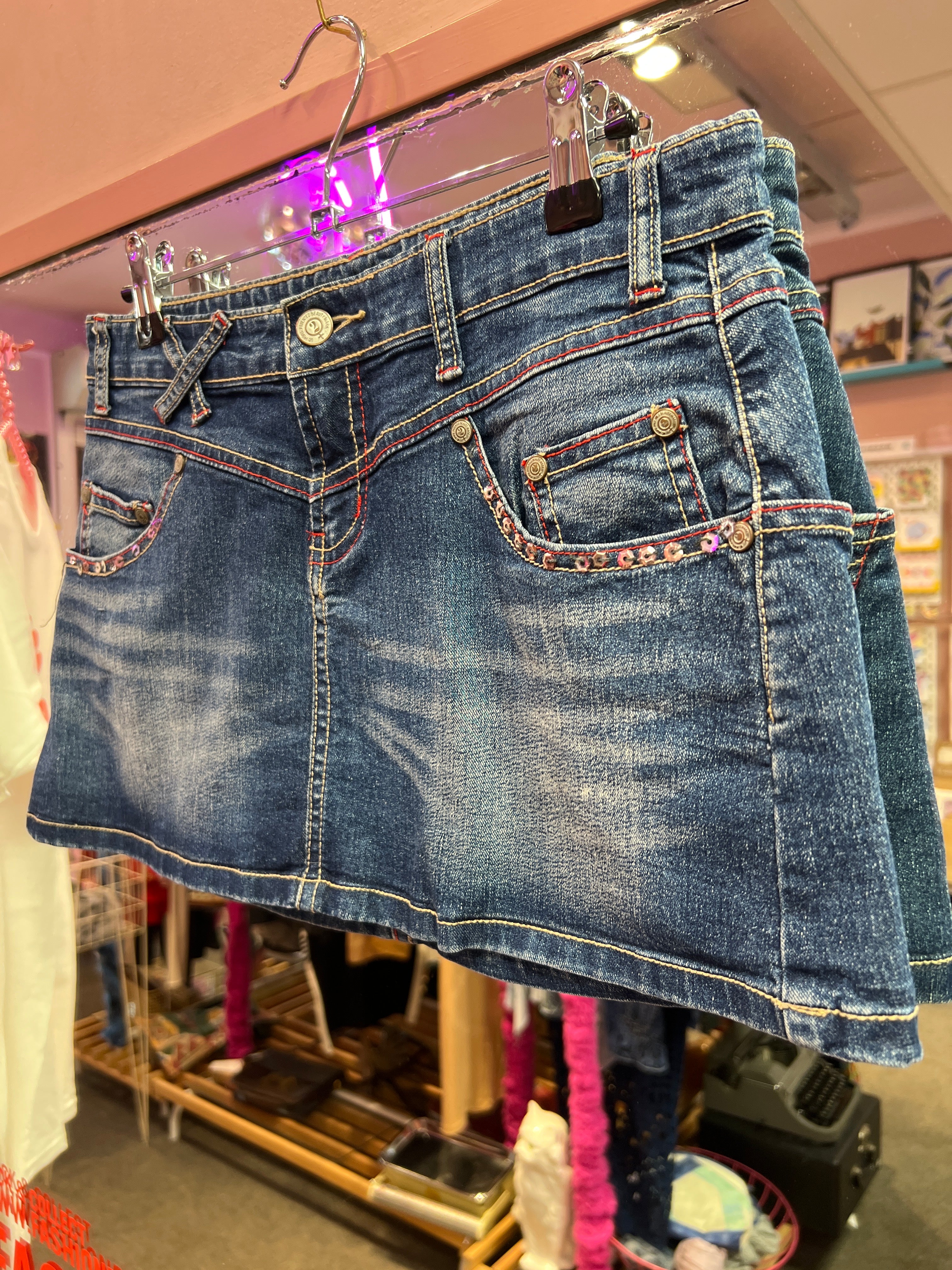 Y2k vibes UB jeans skirt