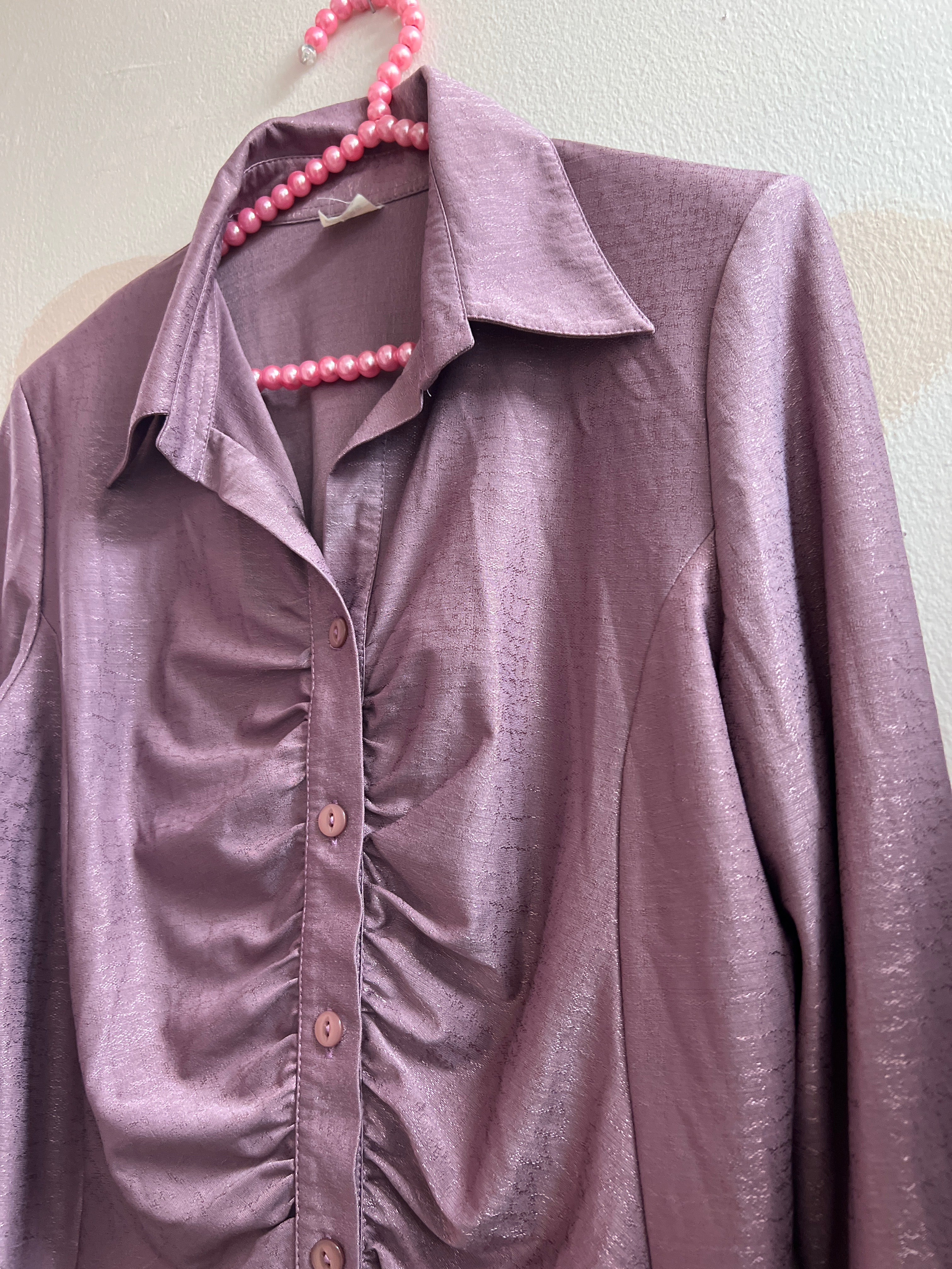 Purple Party Blouse
