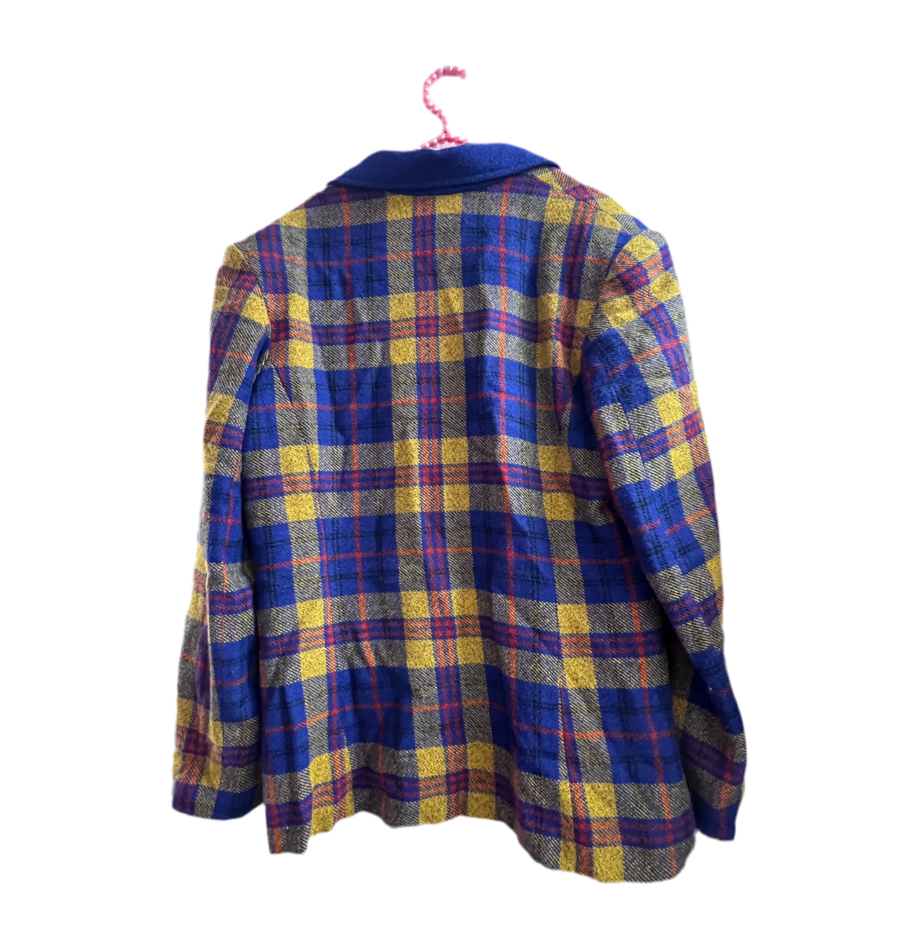 Blue "Clueless" Checkered Blazer