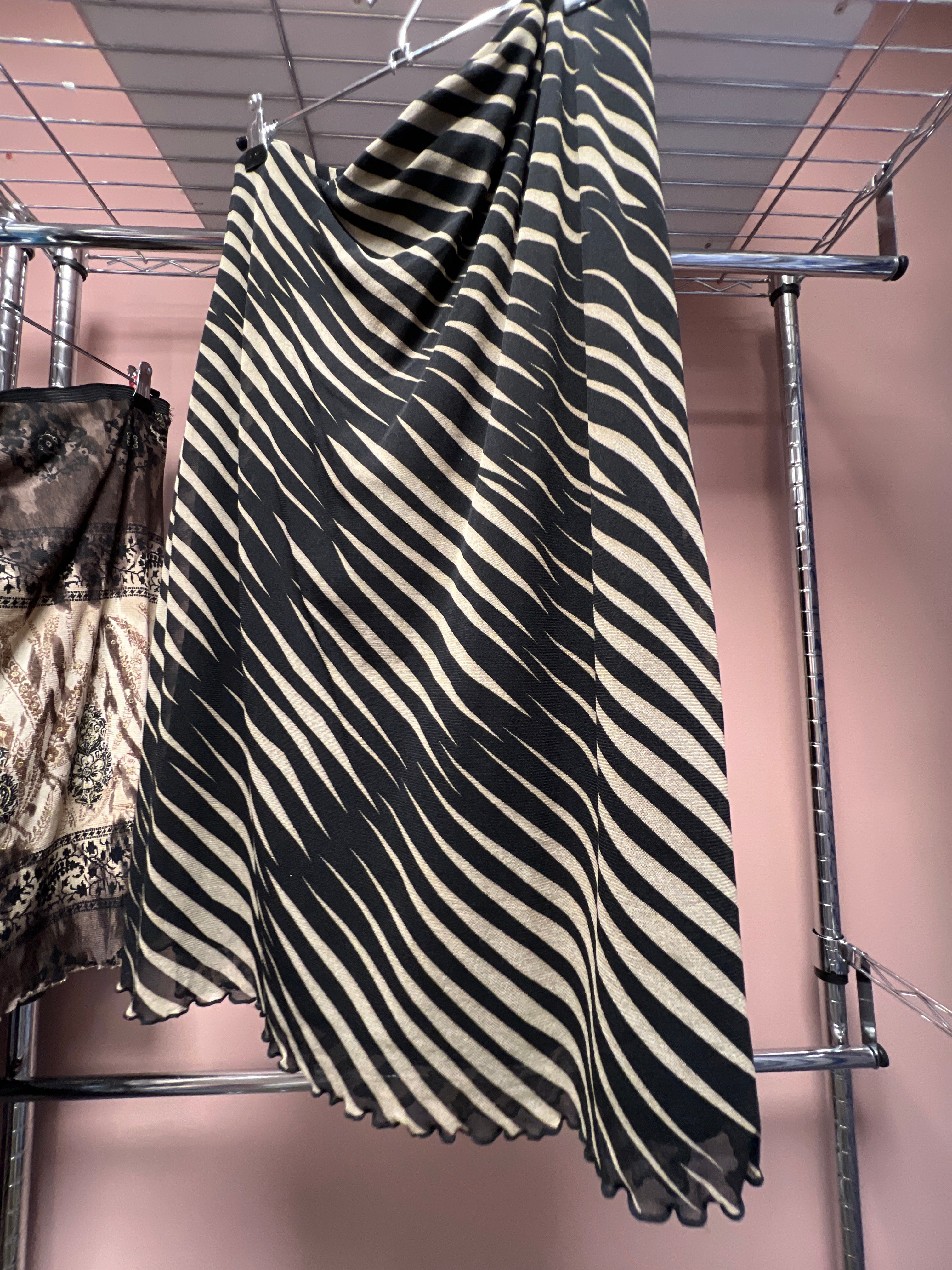 Mesh Mexx geometric skirt