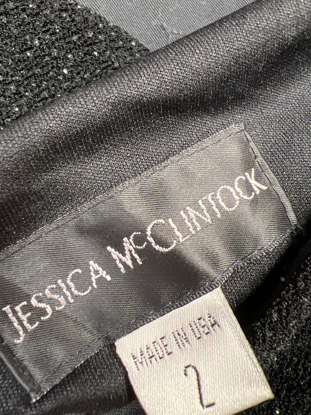 Sparkly black dress Y2K vibes Jessica McClintock