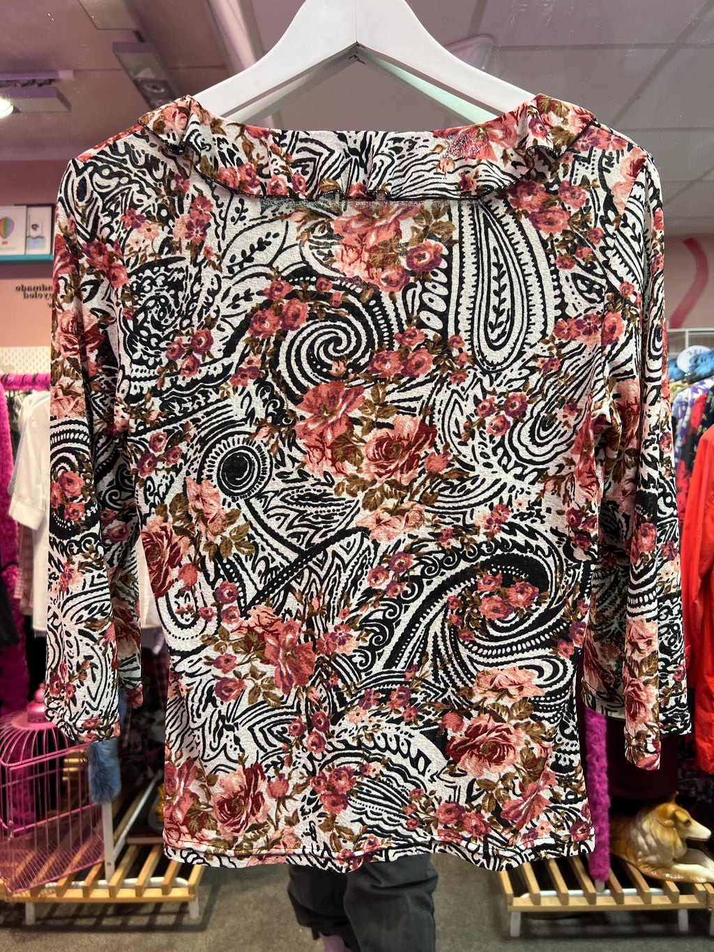 Y2K vibes patterned blouse Affinites blouse