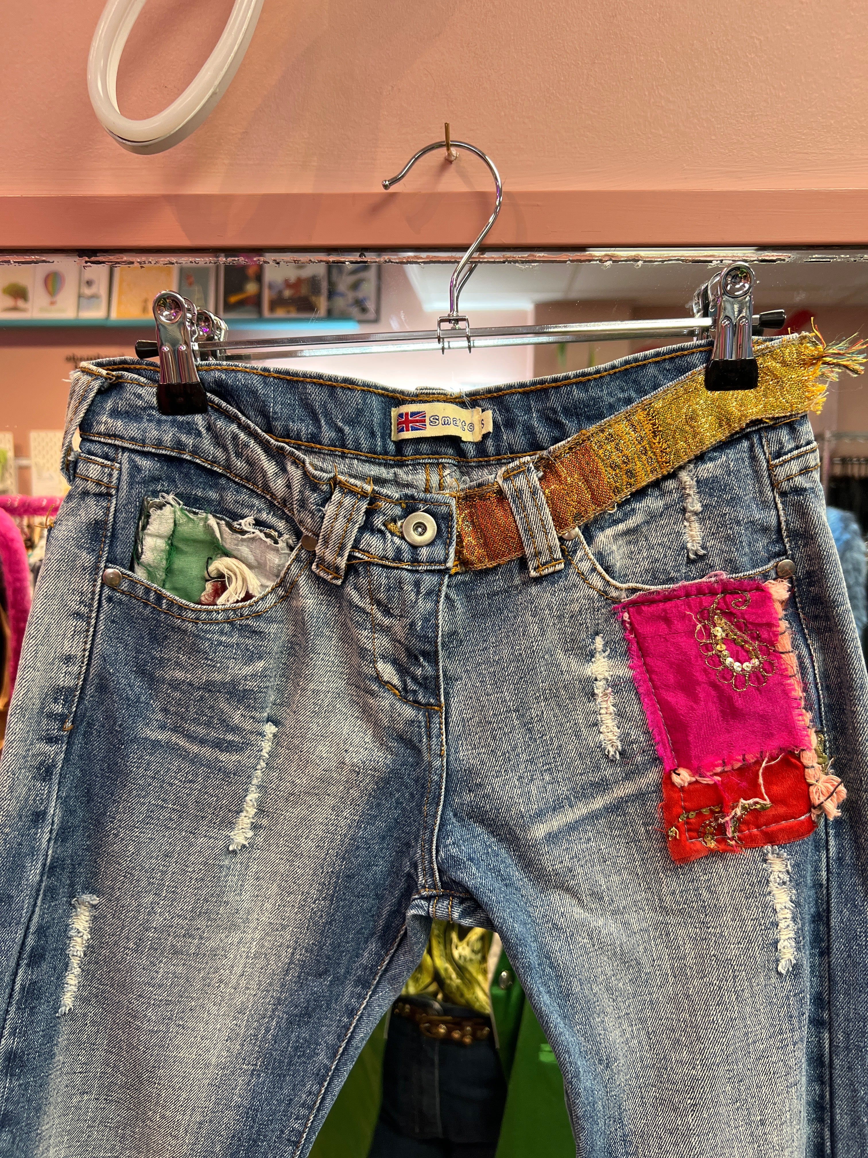 Patchwork jeans