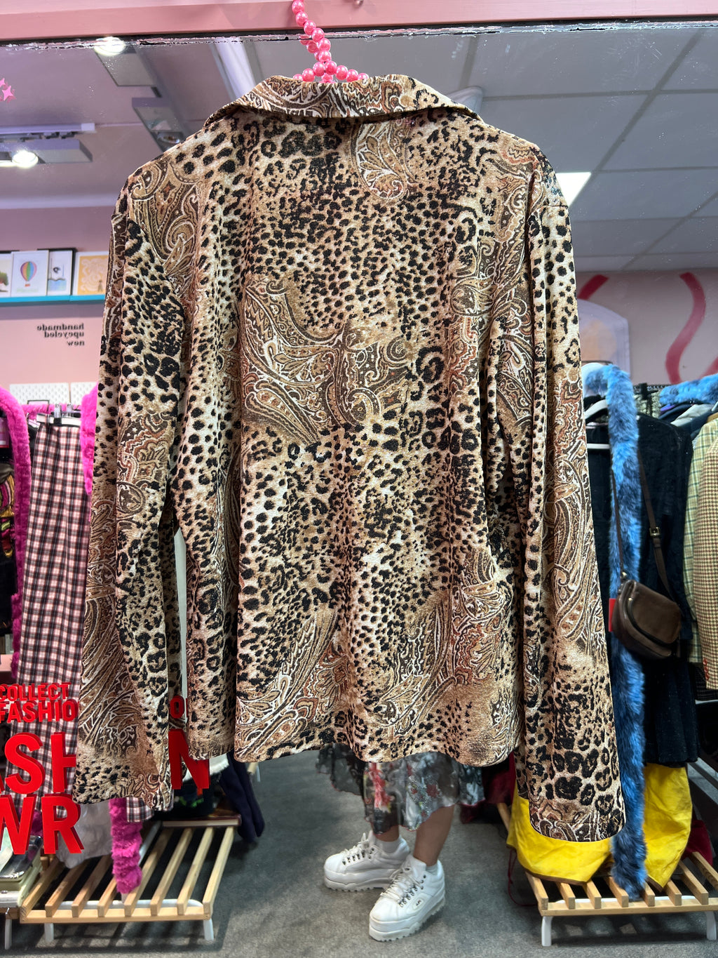 Casa Blanca animal print top
