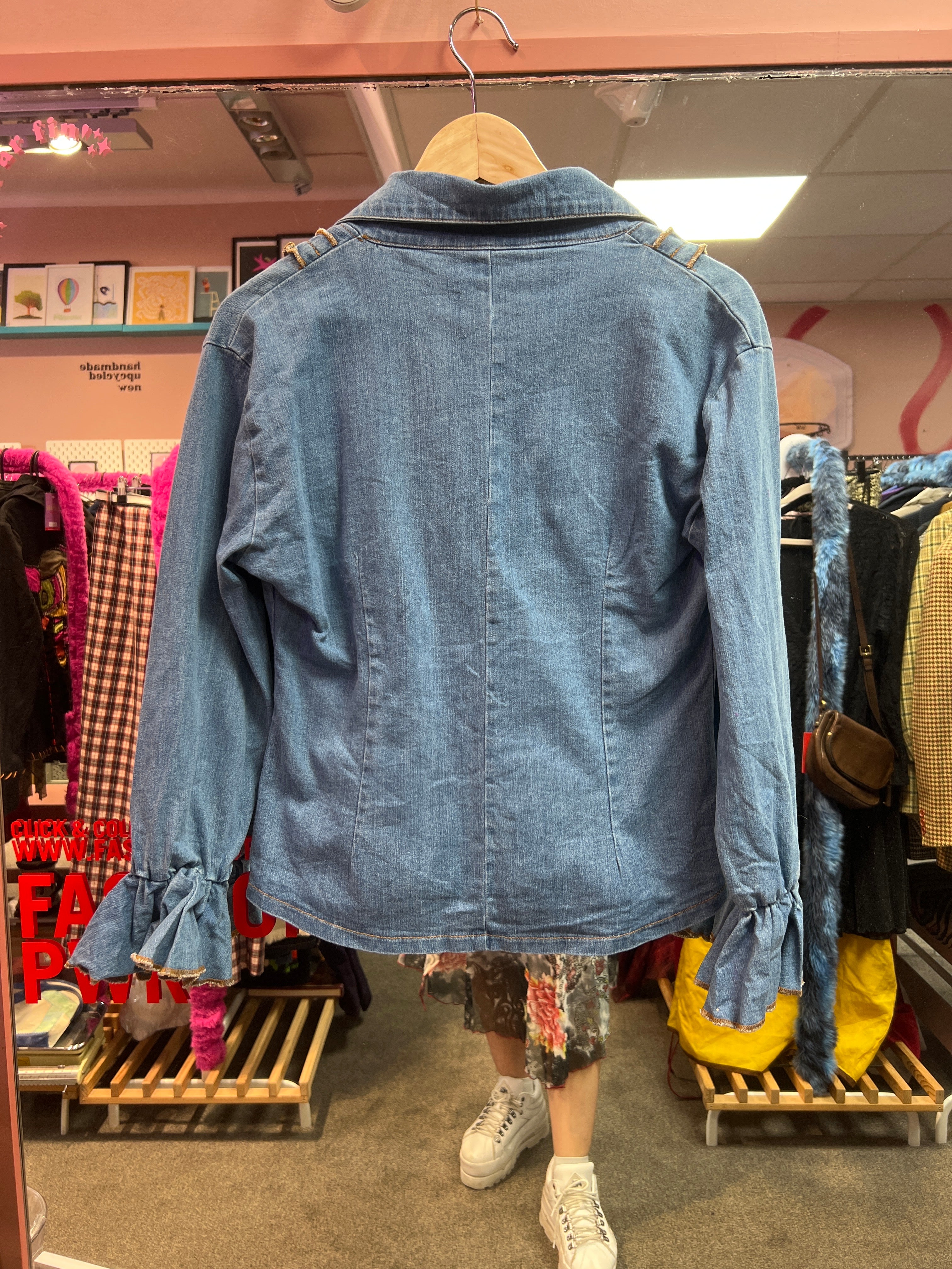 Crazy world jeans top