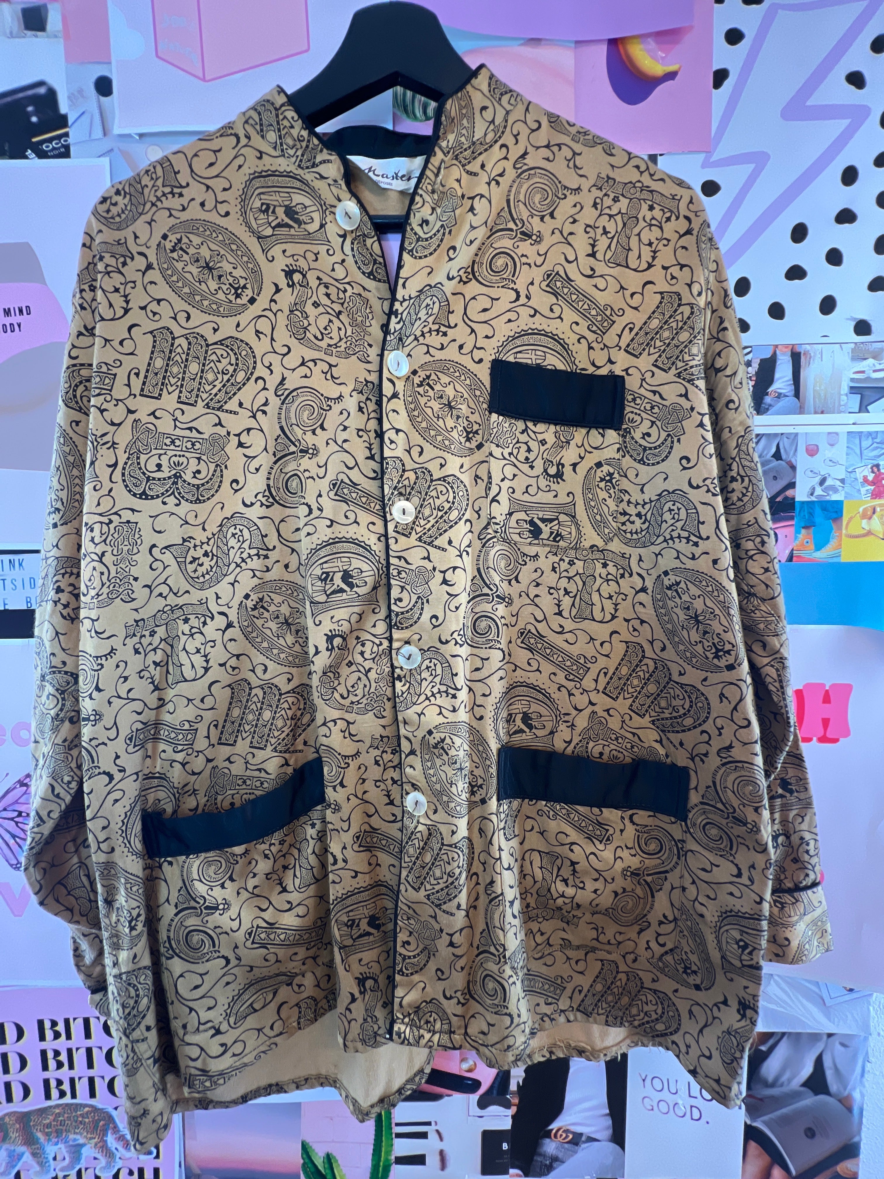 Shiny Master Dèposée Button-up Blouse