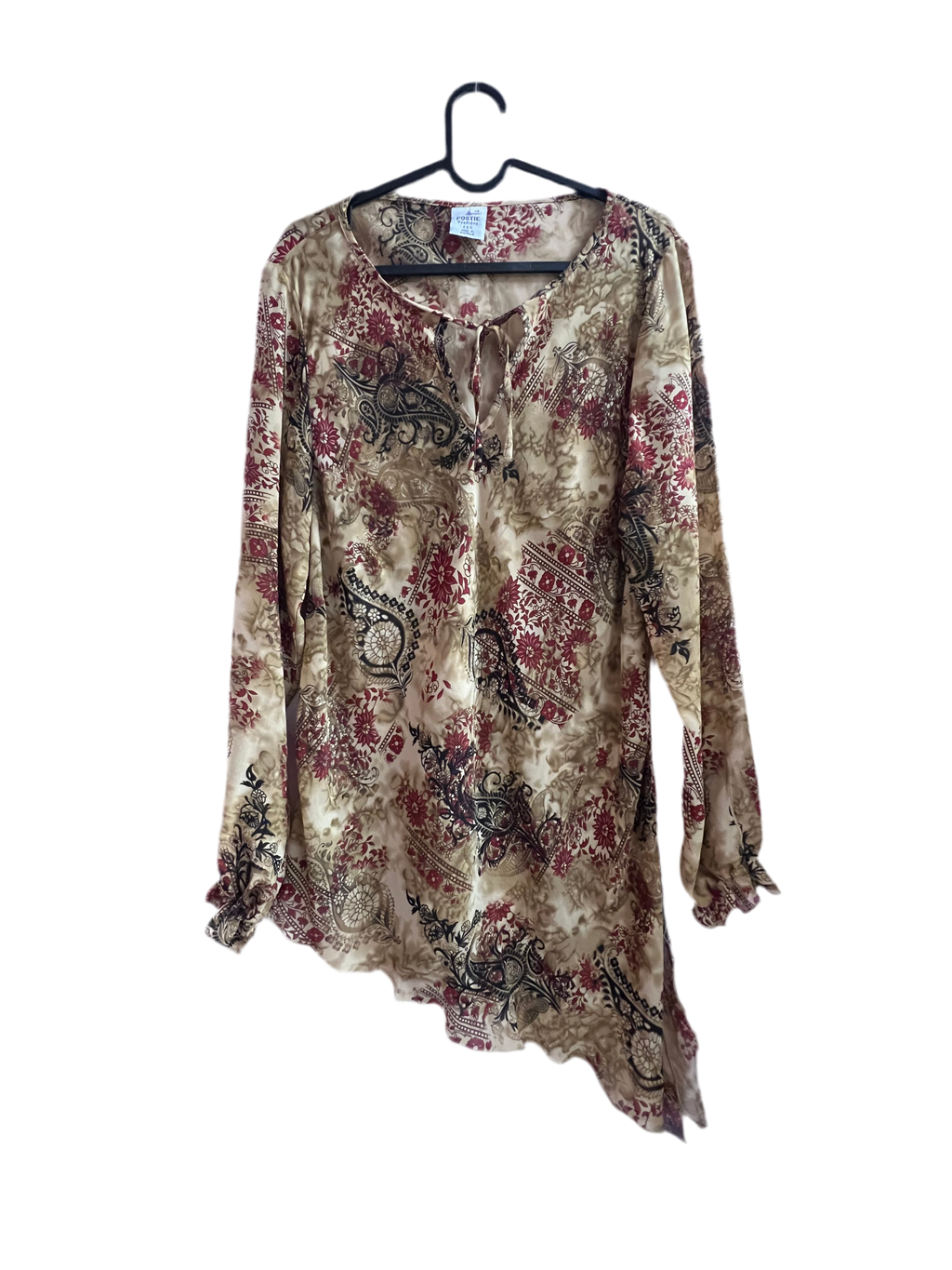 Asymmetrical "Postie" Blouse