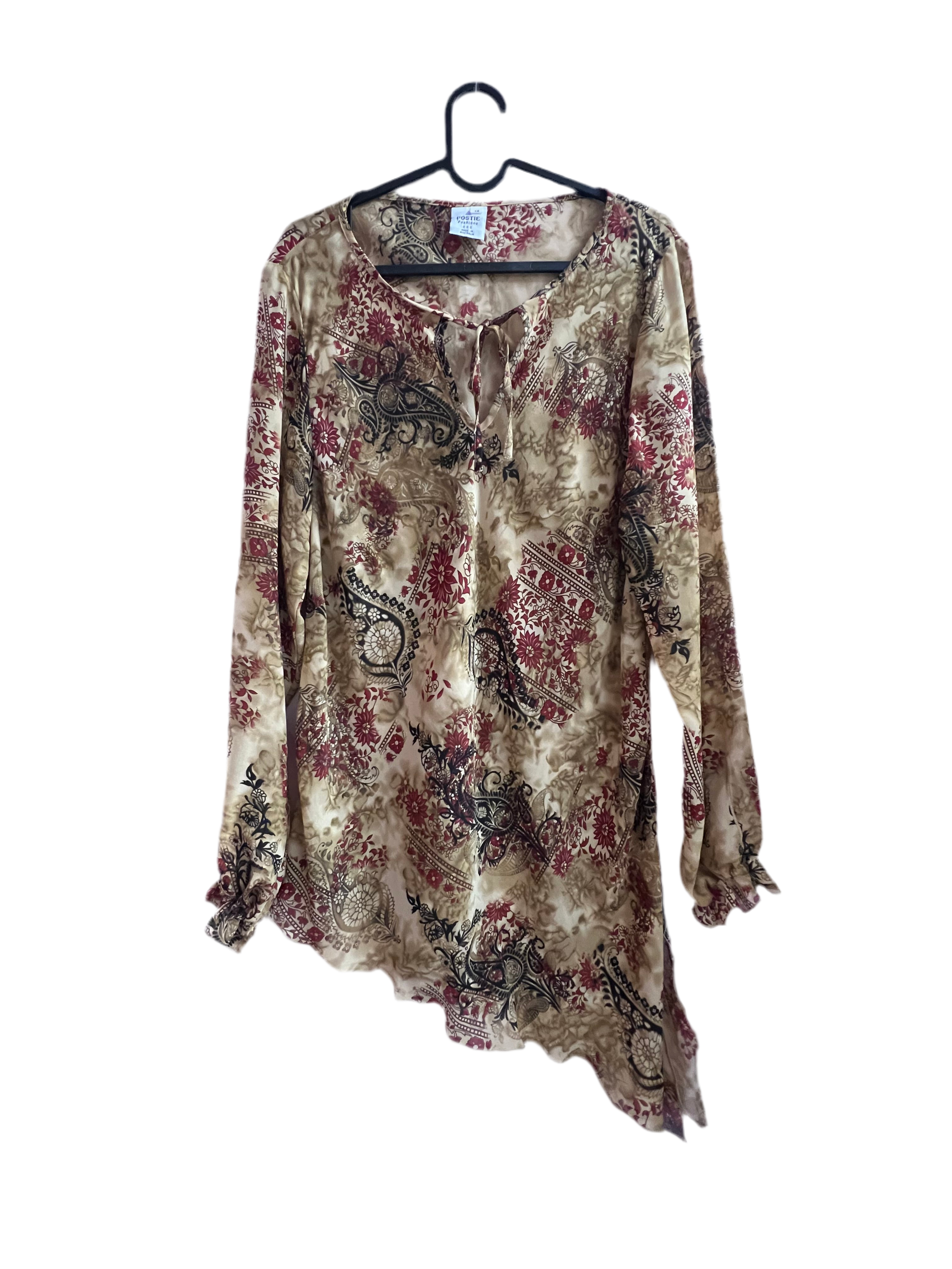 Asymmetrical "Postie" Blouse