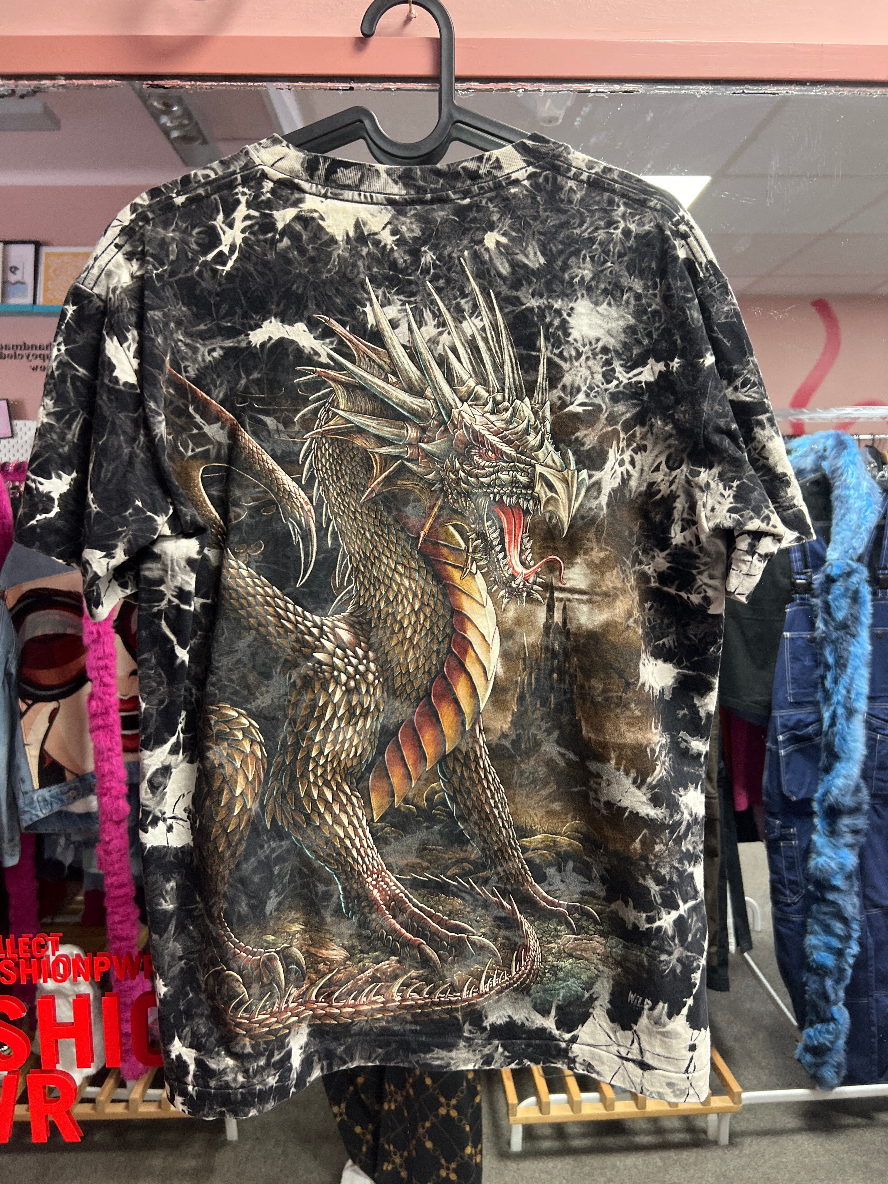 Dragon Wild tie dye tshirt