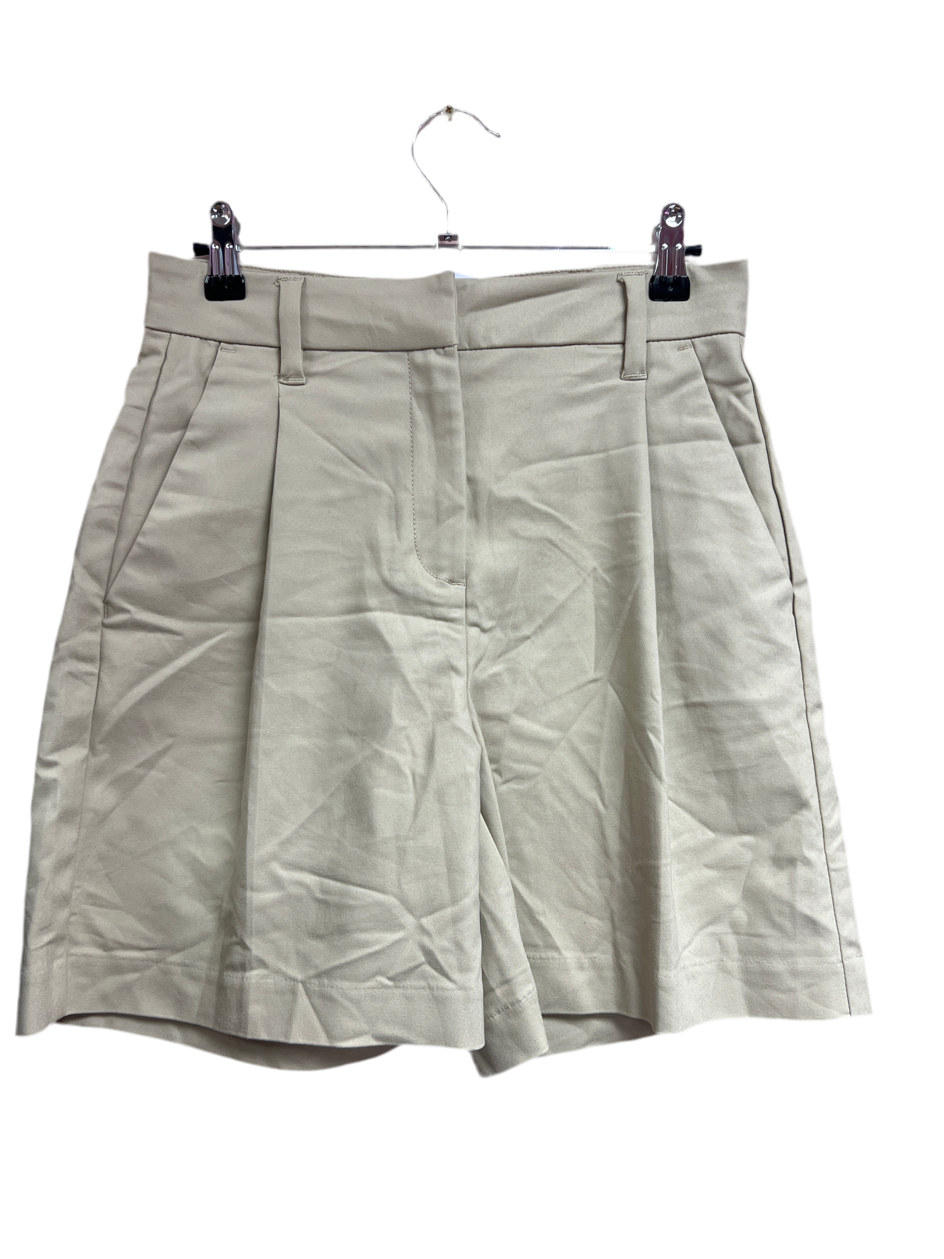 Preppy beige aesthetic shorts