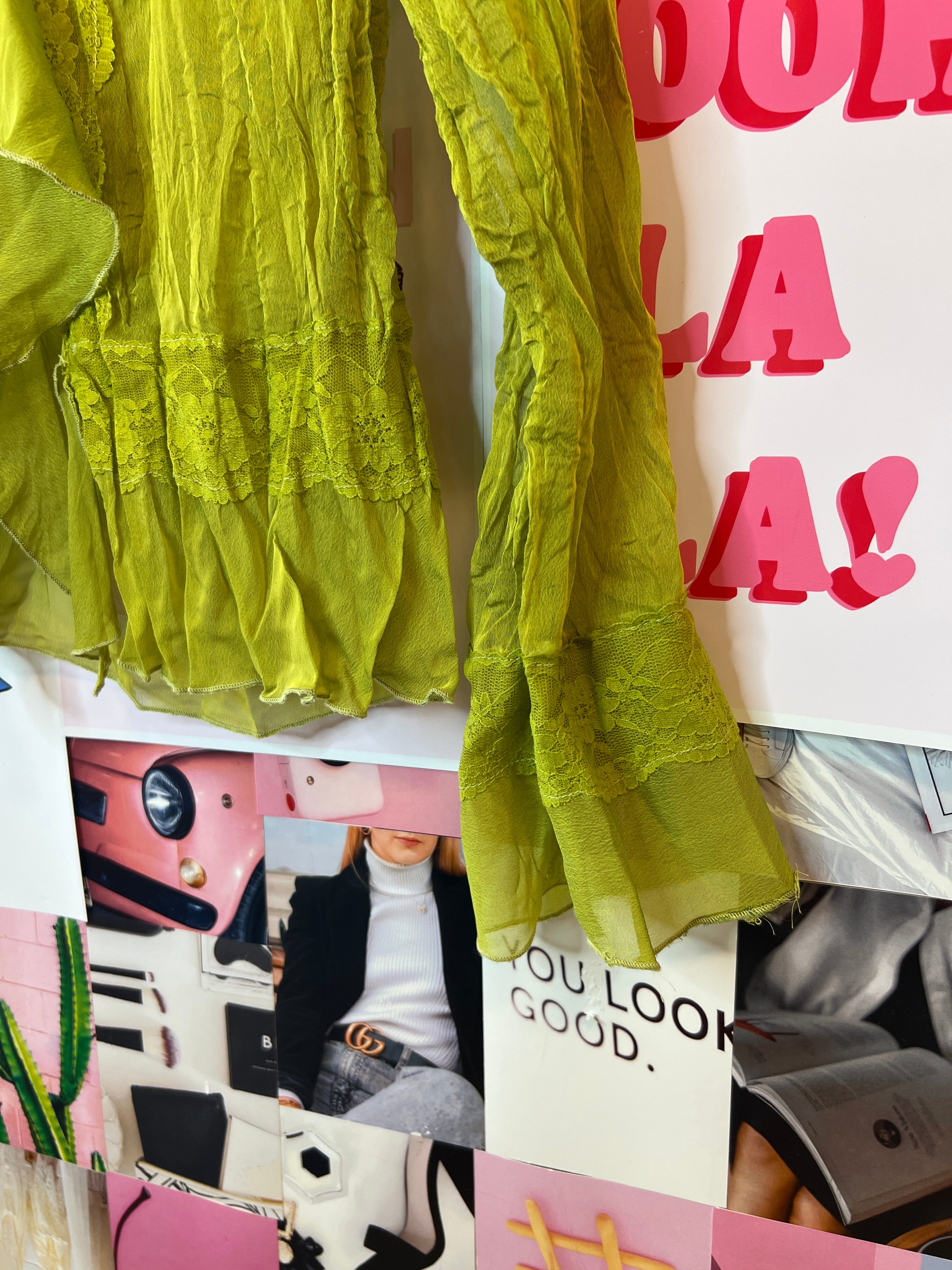 Y2K "Coquines" Green Queen