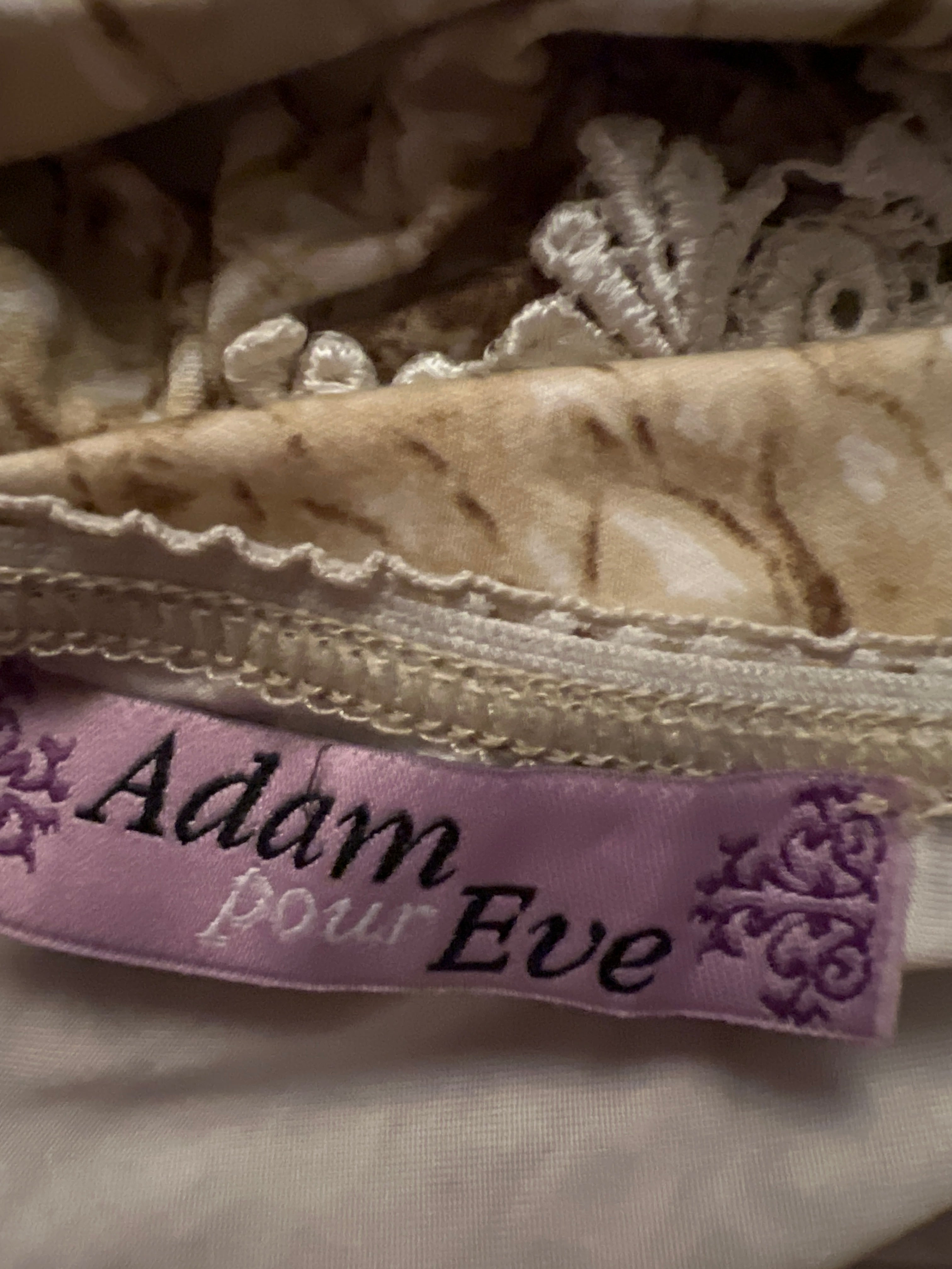Adam pour Eve brown patterned top
