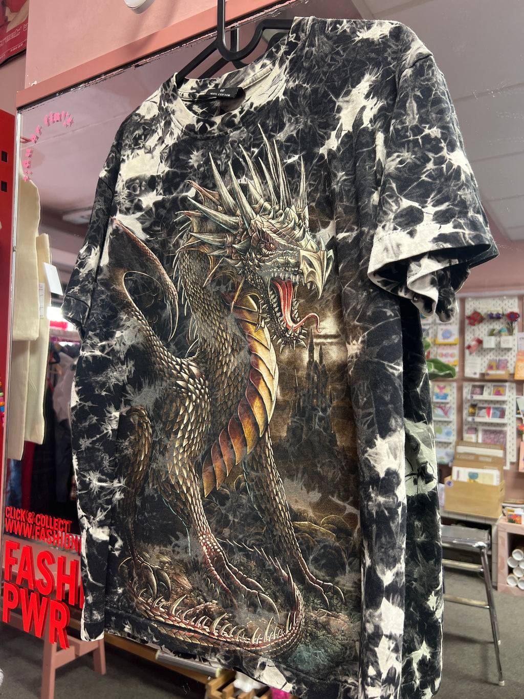 Dragon Wild tie dye tshirt