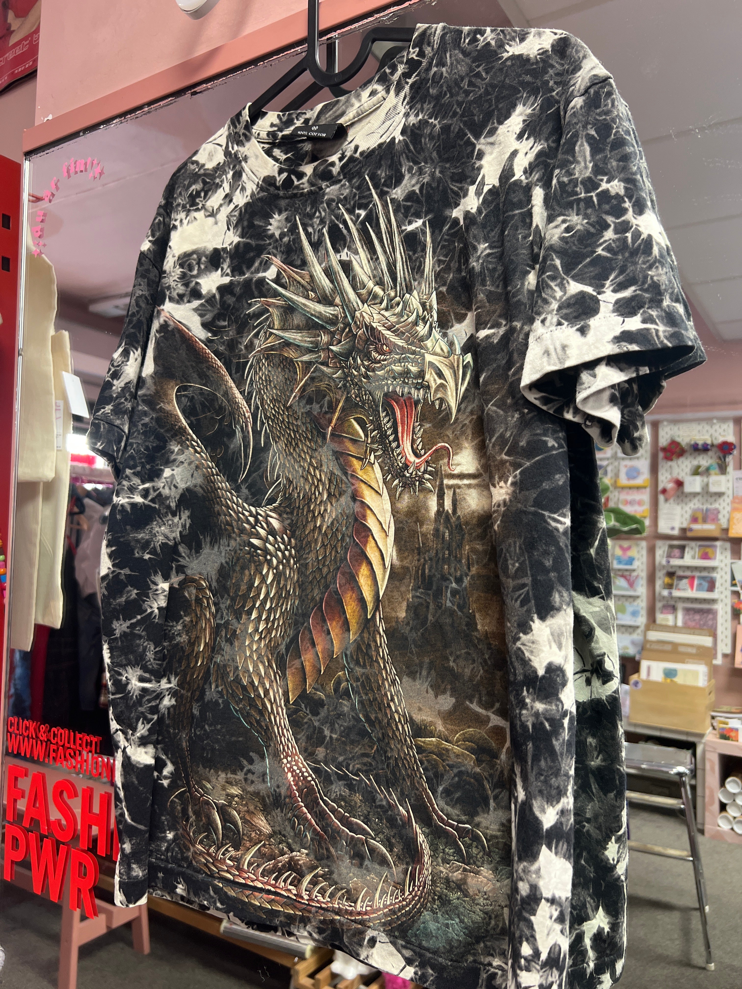Dragon Wild tie dye tshirt