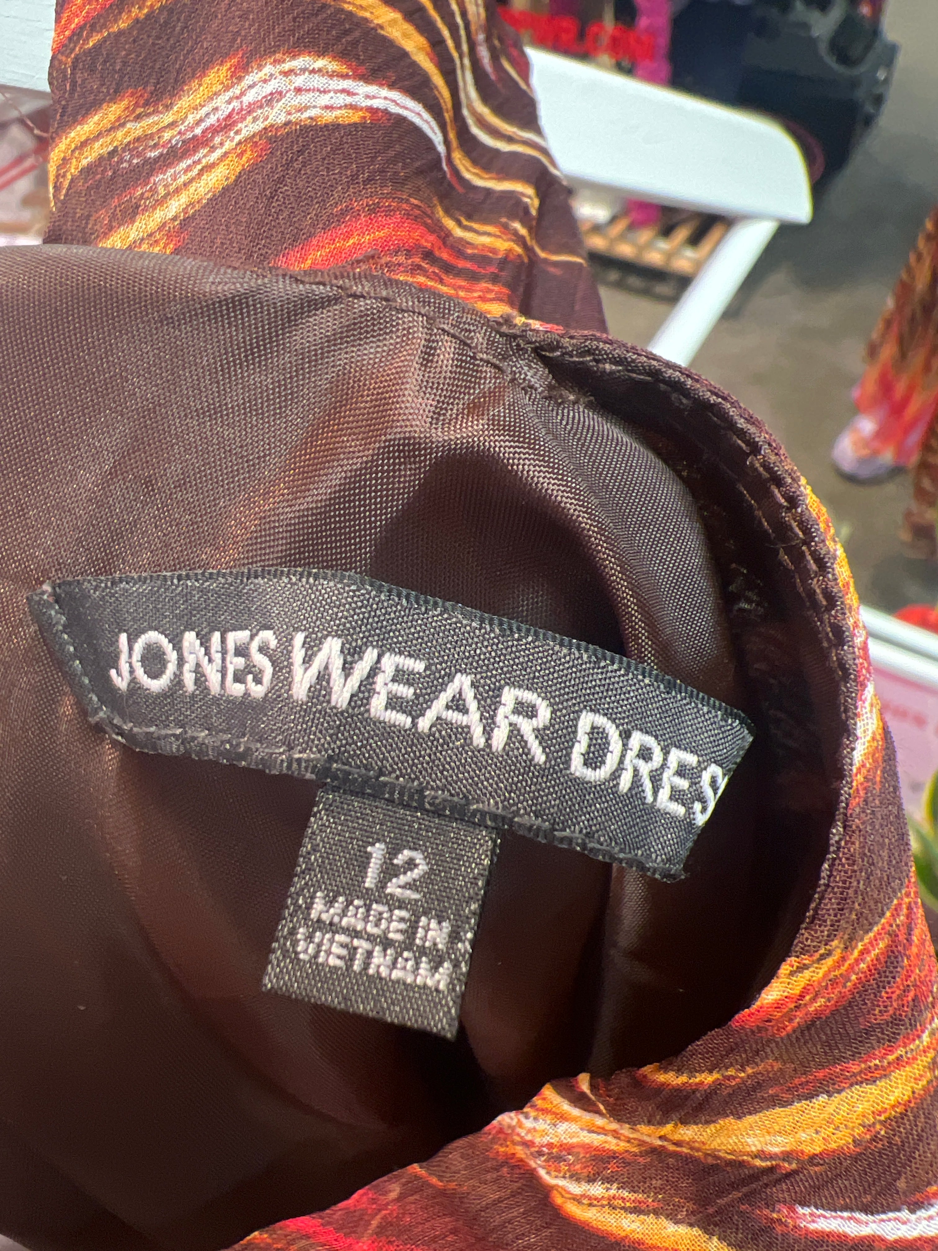 Jones wear dress