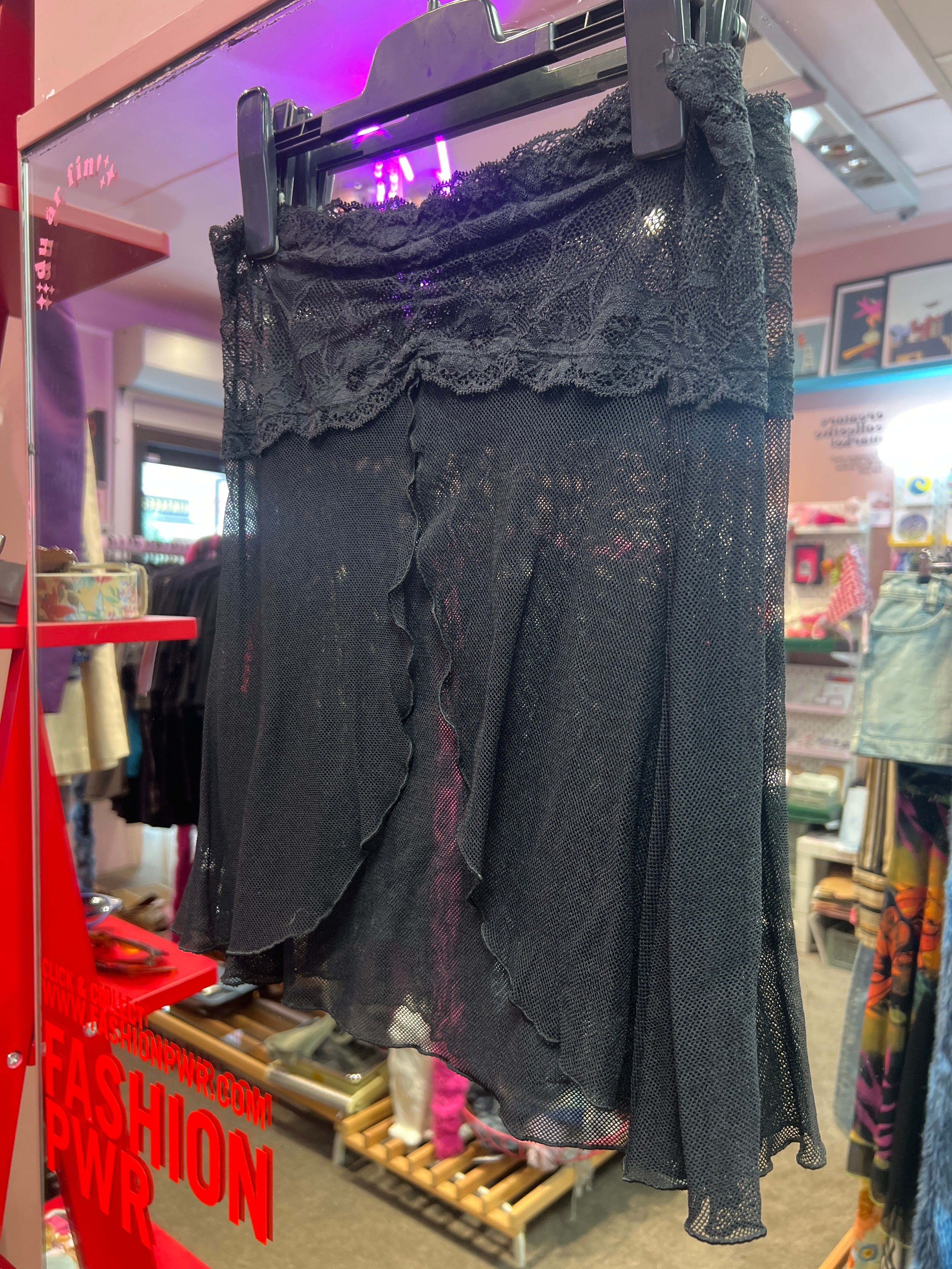 Cutesy and sexy see through top