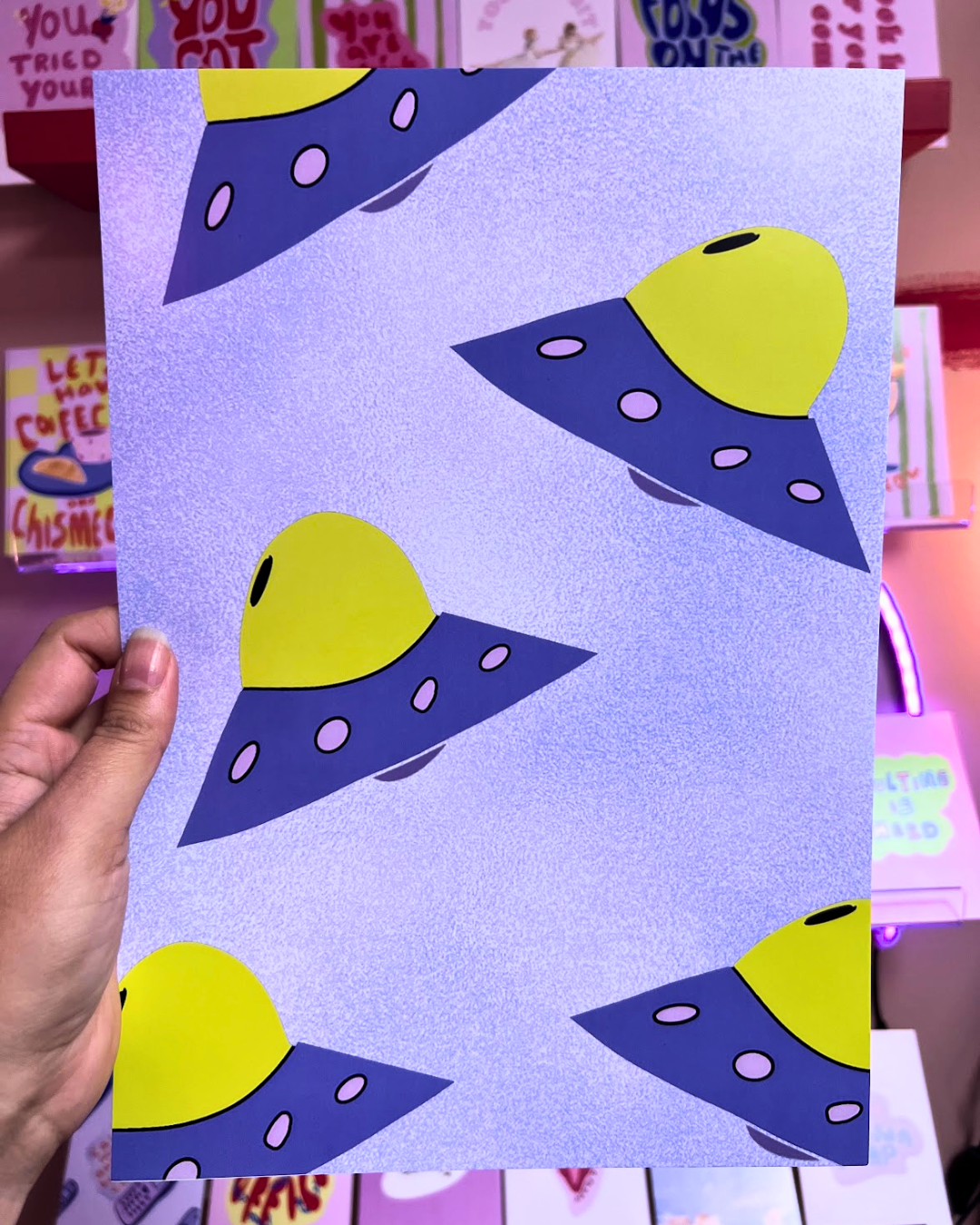 Spaceships Poster & Postcard