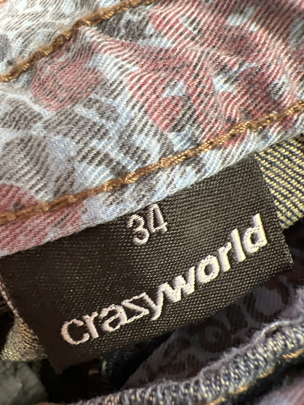 Crazy World mini skirt