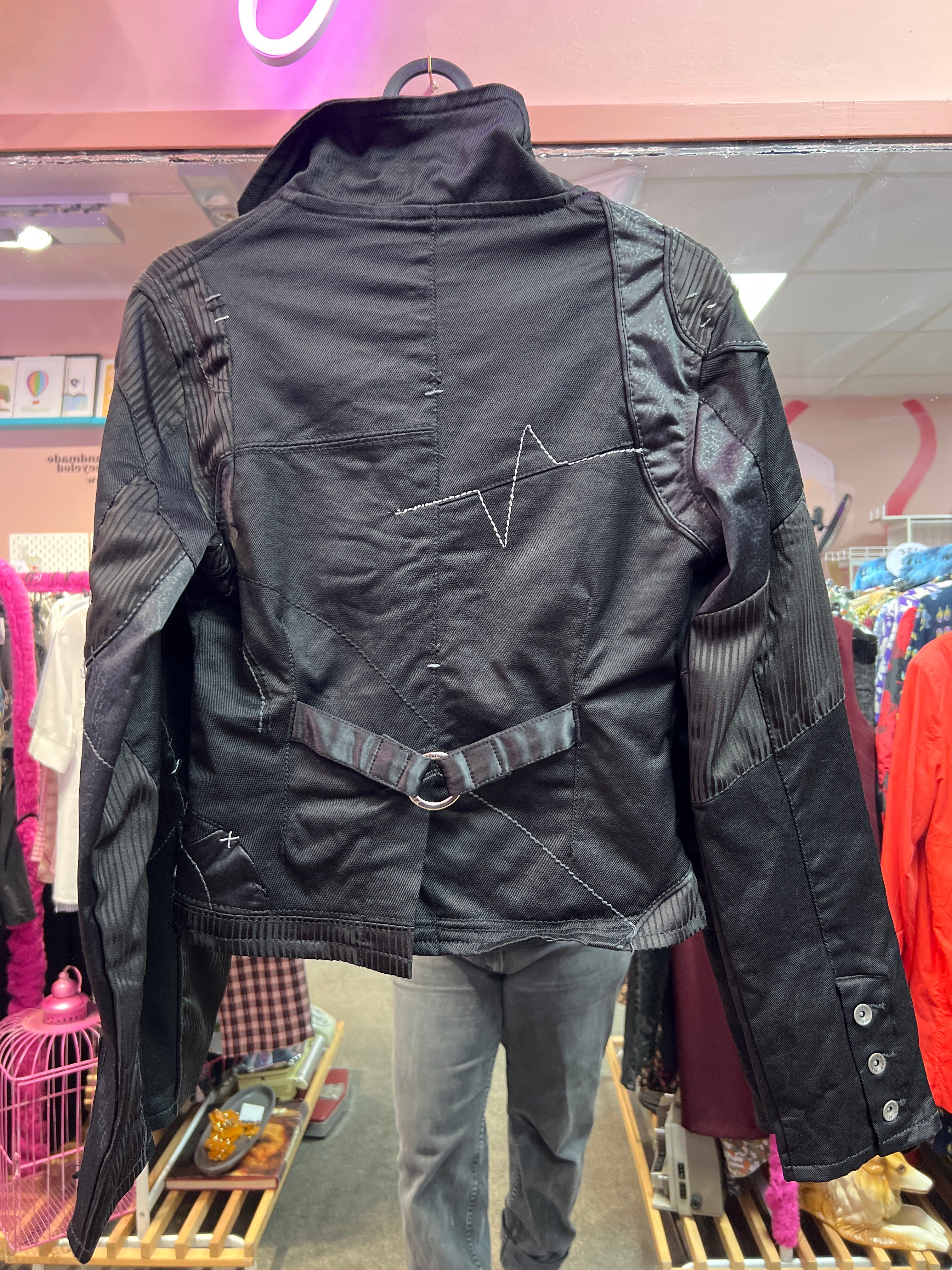 Goth Vampire Crop jacket y2k vibes